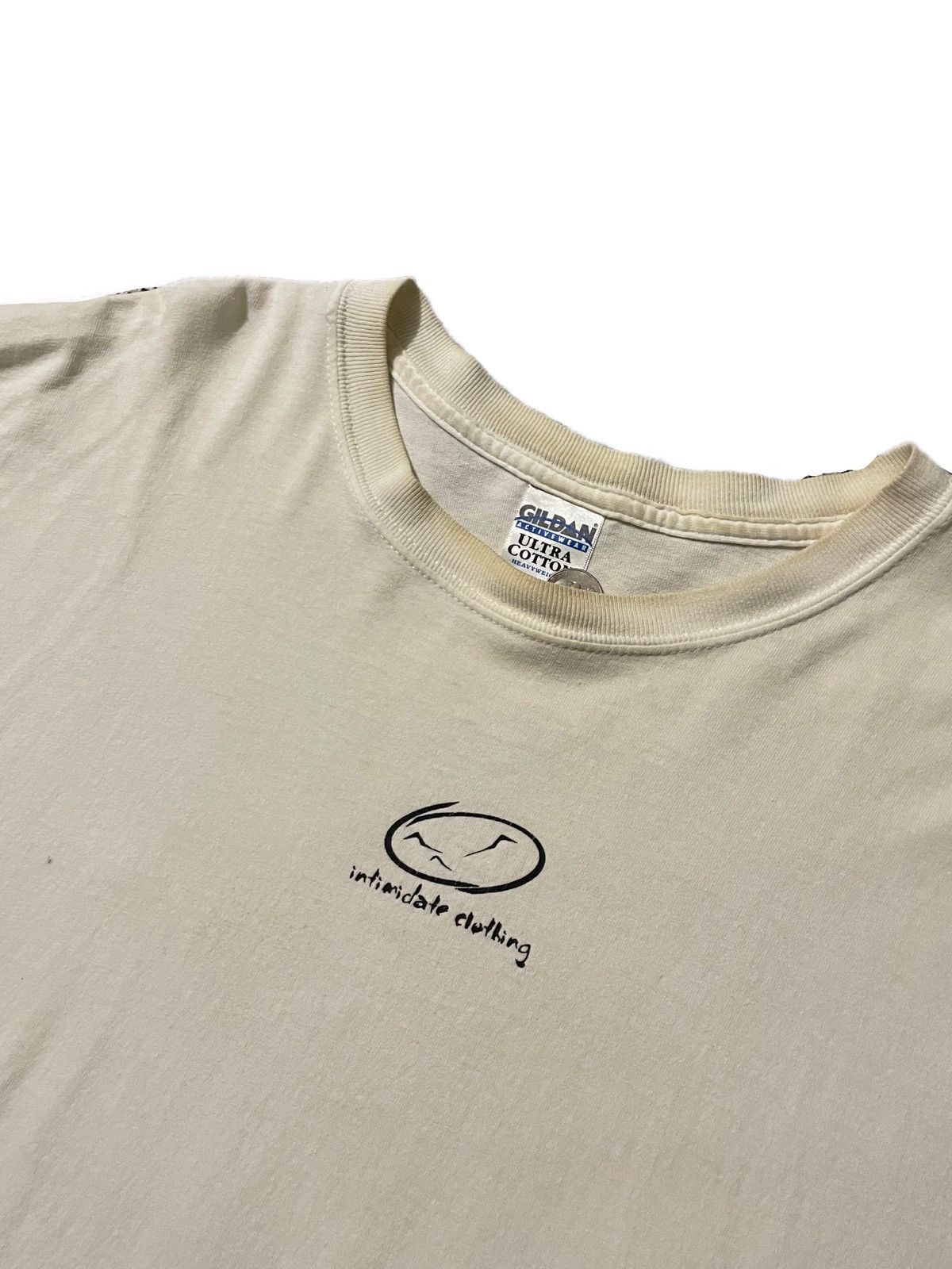 Vintage Vintage intimidate clothing white crying baby tee Size US XXL / EU 58 / 5 - 3 Thumbnail
