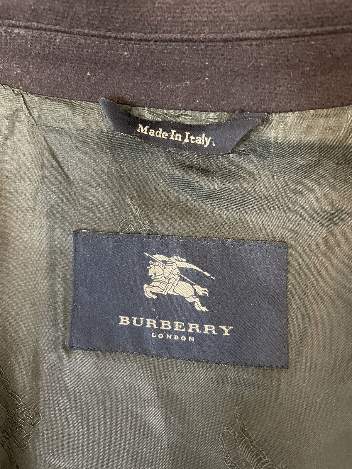 Burberry × Vintage Melton Wool & Cashmere Flannel Car Coat Size US XL / EU 56 / 4 - 8 Thumbnail