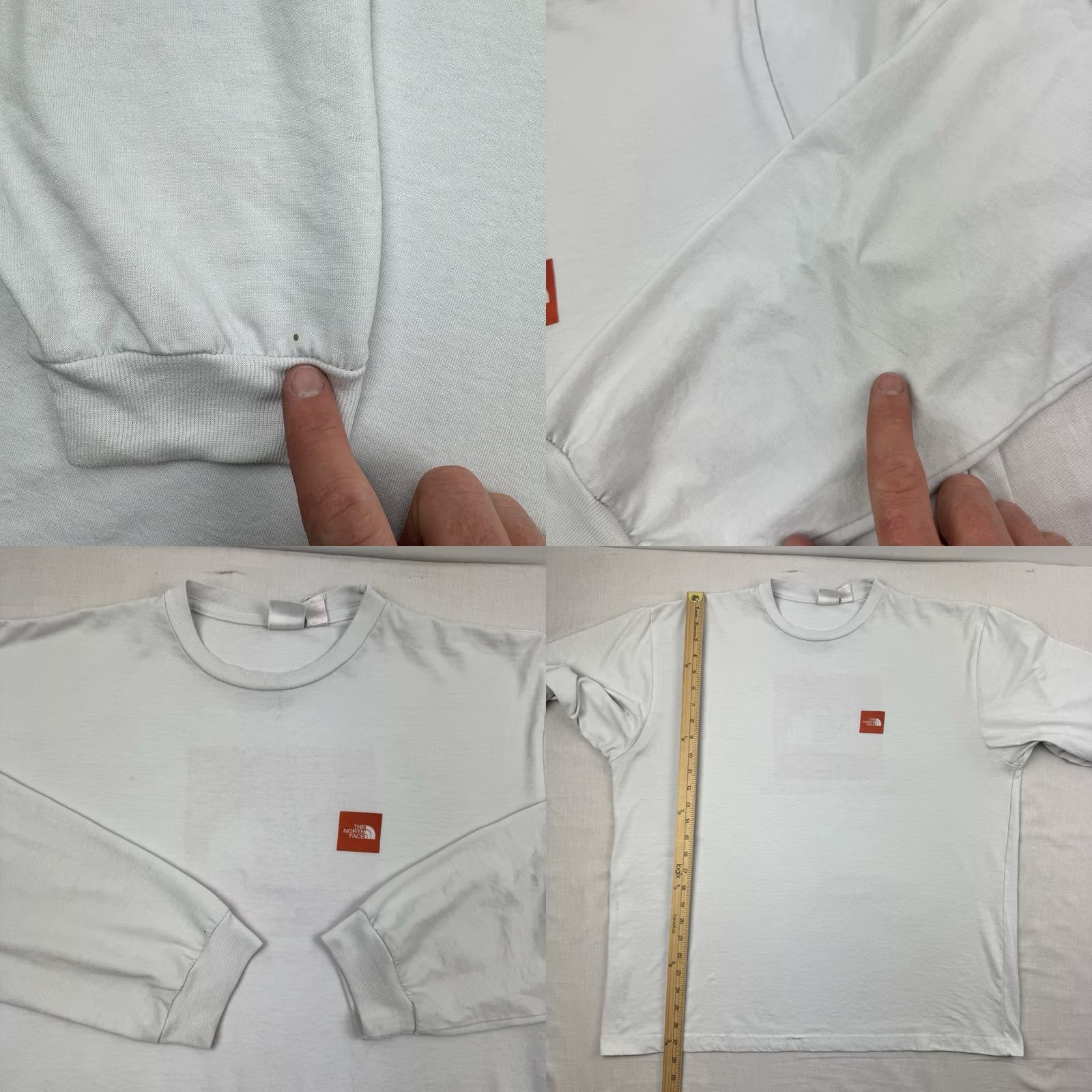 The North Face VINTAGE The North Face Long Sleeve Shirt Adult XL White Nature Explore Hiking Mens Size US XL / EU 56 / 4 - 9 Thumbnail
