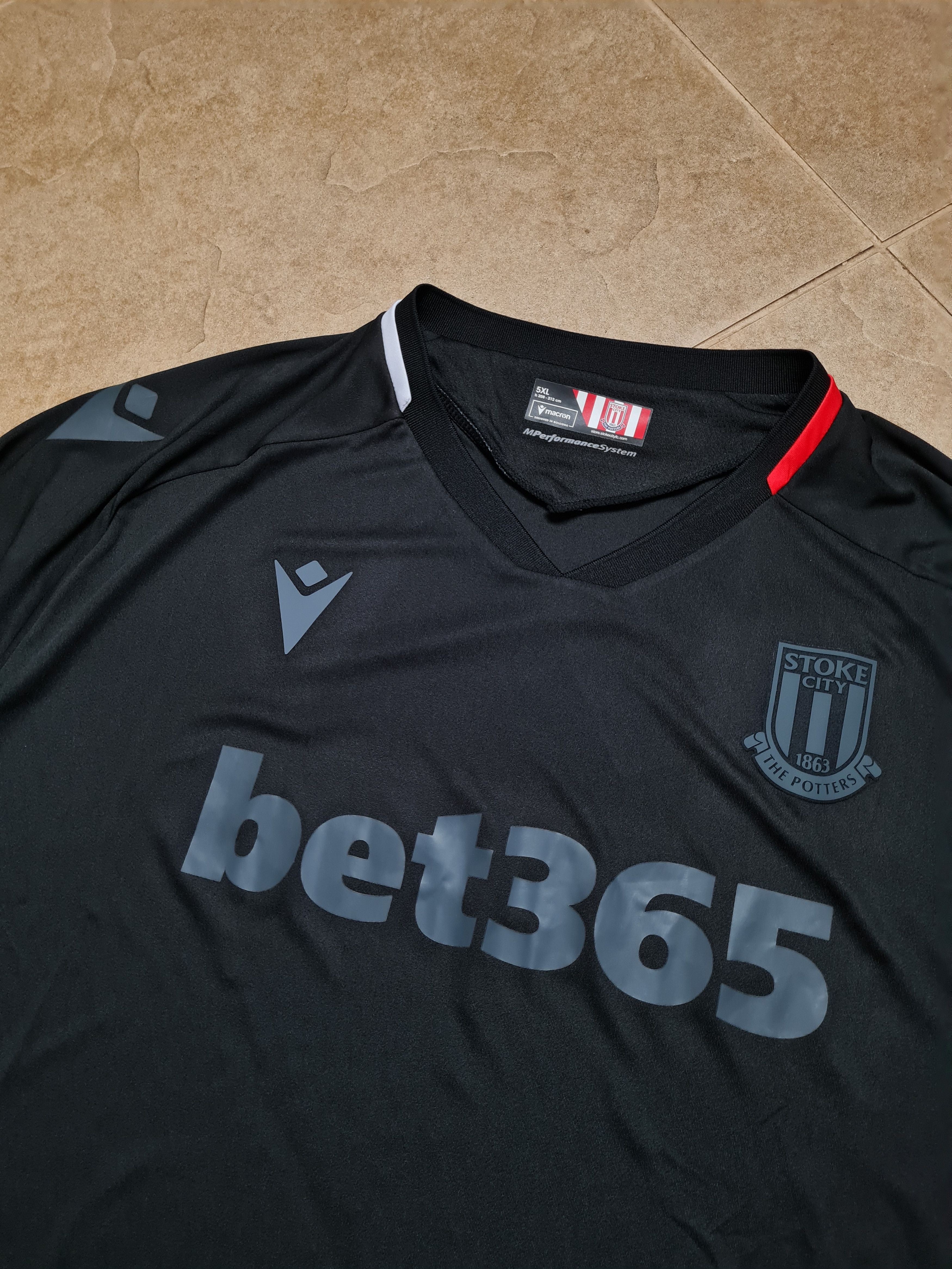 Macron Training Jersey 2024-25 Stoke City Macron Away Soccer Shirt Size US XXL / EU 58 / 5 - 12 Thumbnail