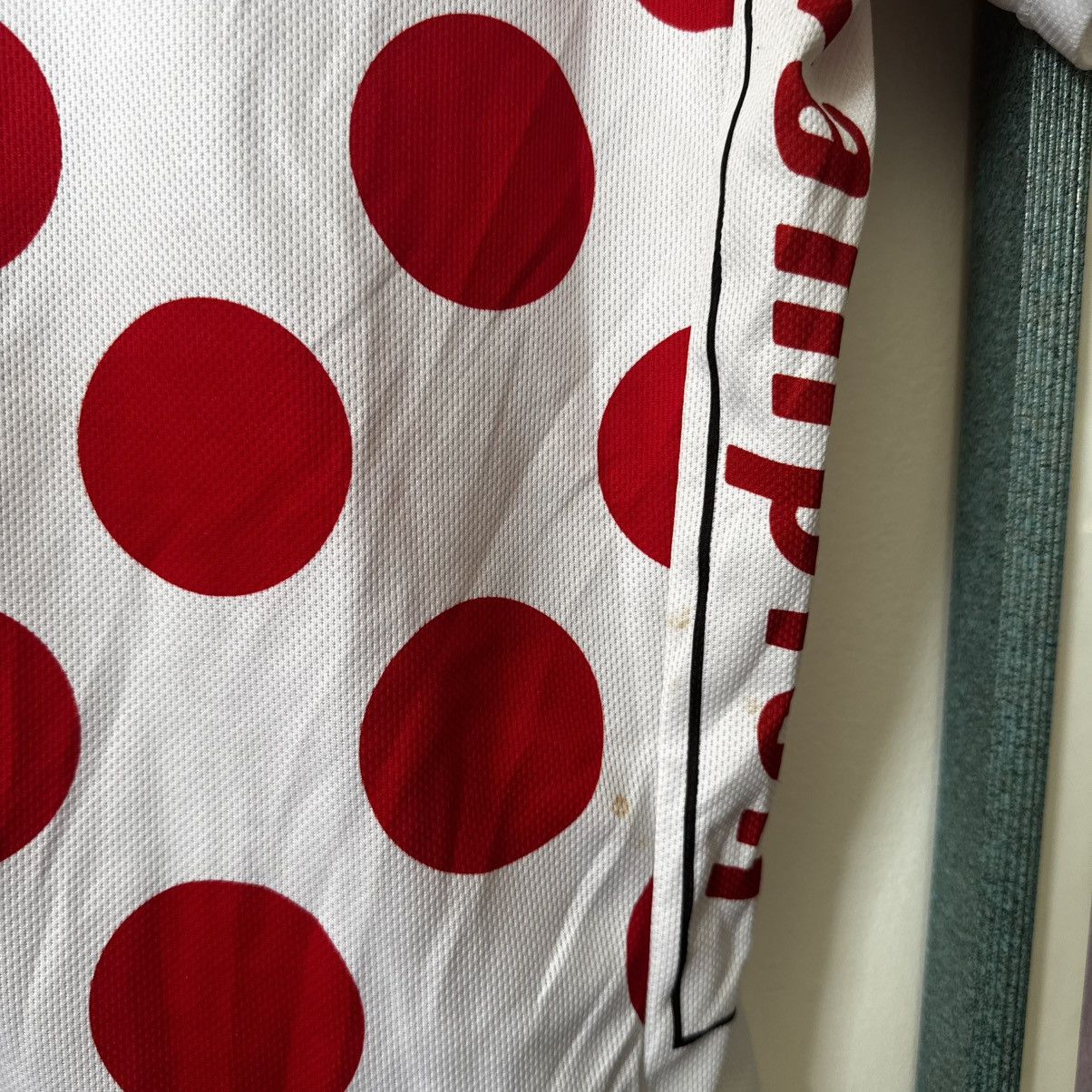Nike 2002 Nike Tour de France red polka-dots cycling jersey Size US XL / EU 56 / 4 - 4 Thumbnail