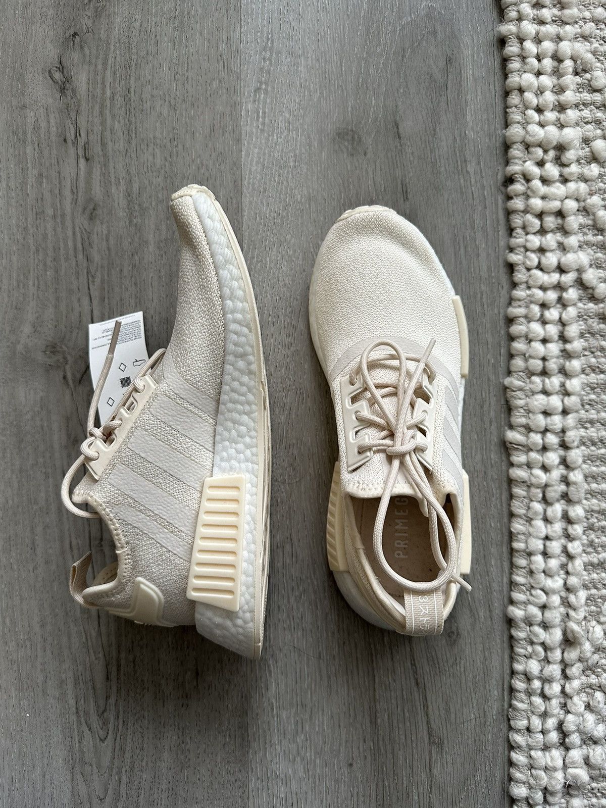 image of Women’S Adidas Nmd_R1 7.5 Shoes in Cream/White, Women's