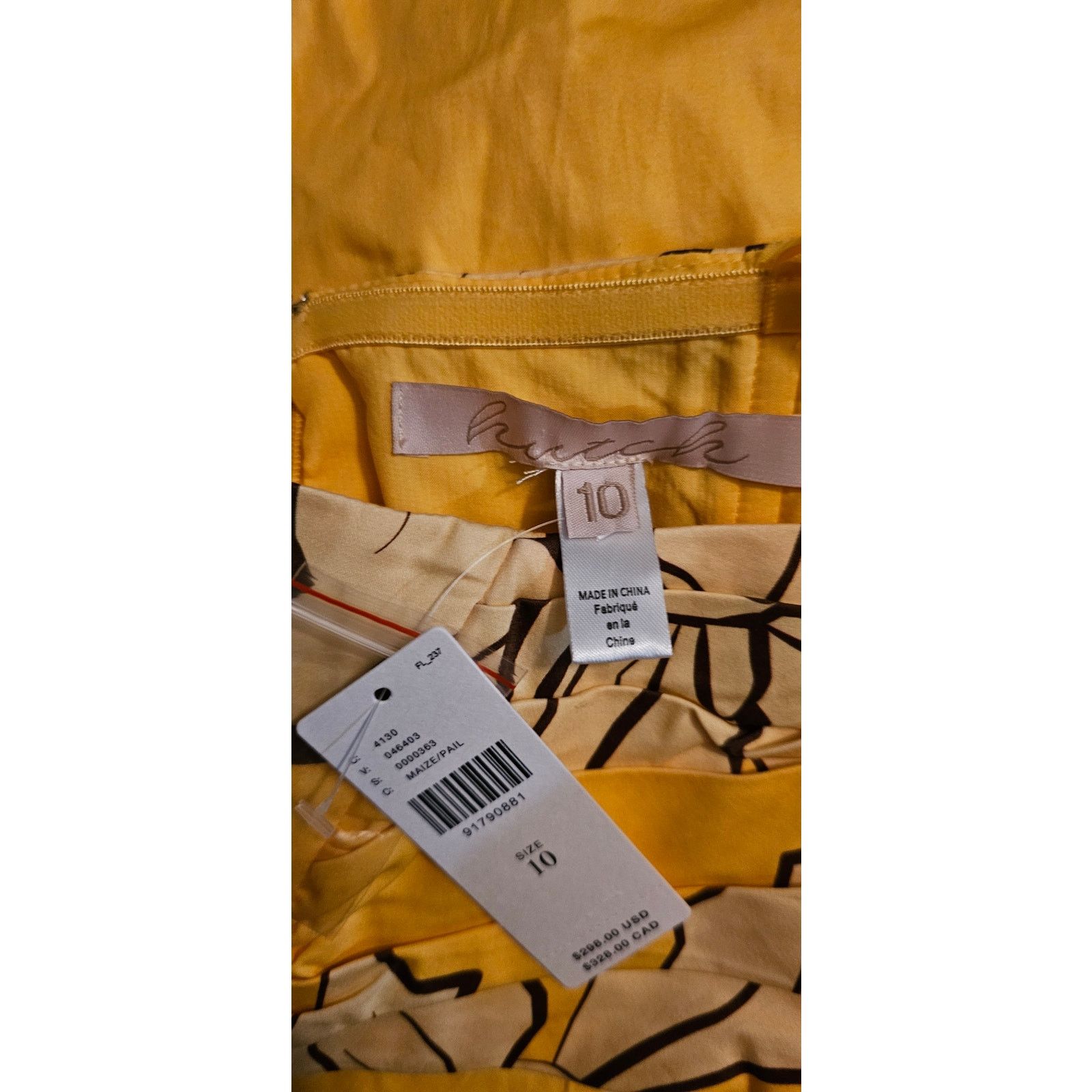 Anthropologie NWT Hutch Floral Halter Maxi Dress $298 SIZE 10 Maize Size L / US 10 / IT 46 - 5 Thumbnail