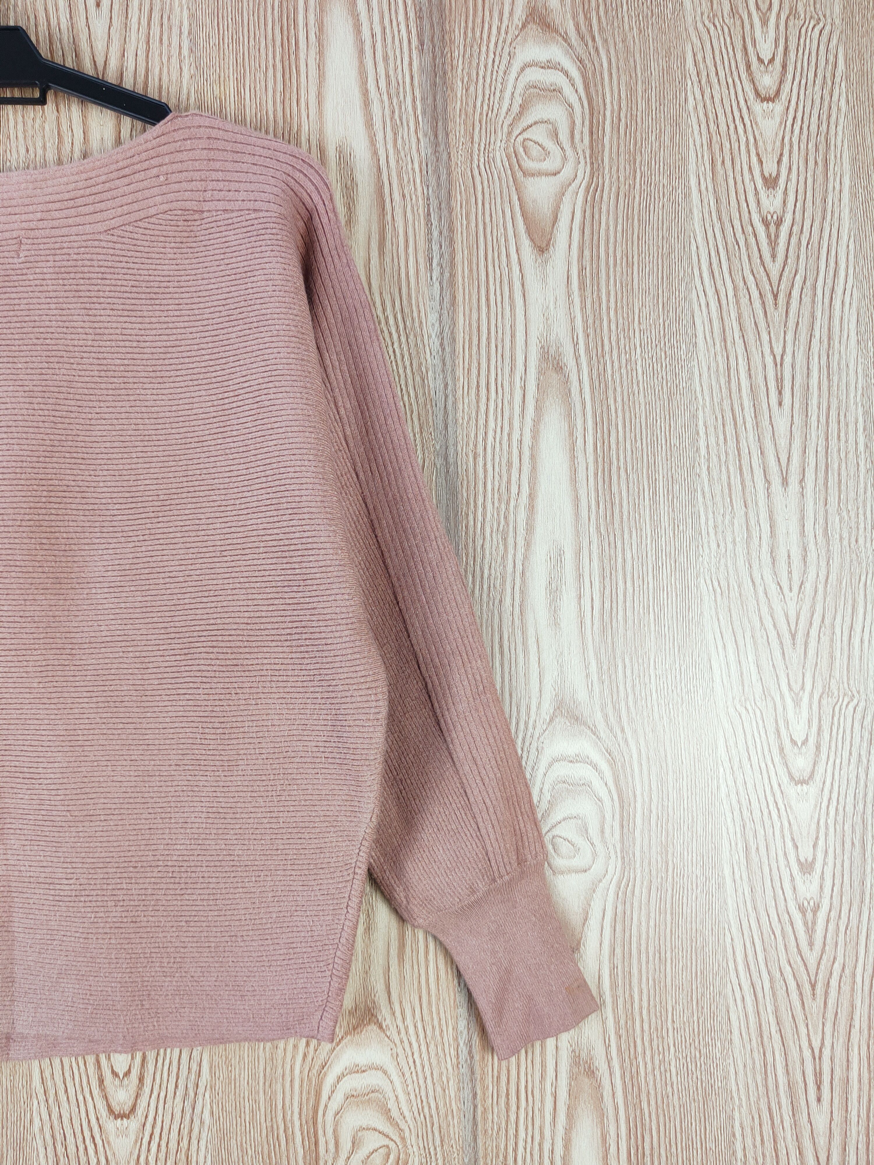 Homespun Knitwear × Japanese Brand × Vintage Cecil McBee Peach Knitwear Sweatshirts #W872 Size M / US 6-8 / IT 42-44 - 10 Thumbnail