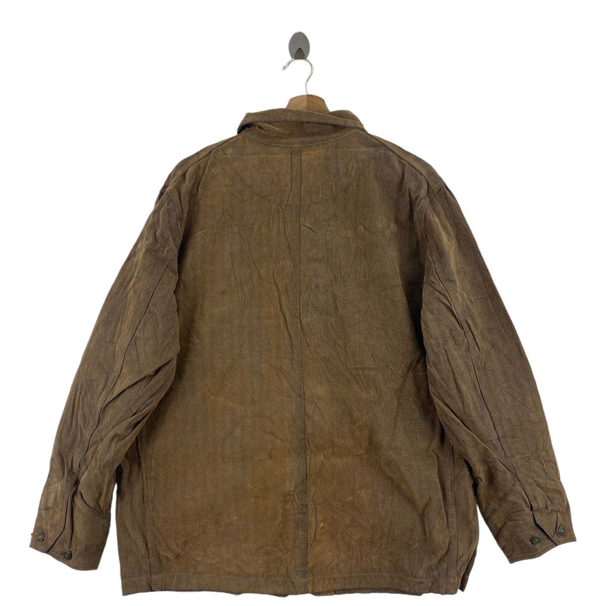 Other US NAVAL Military Garment Multi Pocket Button Up Brown Coat Size US L / EU 52-54 / 3 - 3 Thumbnail
