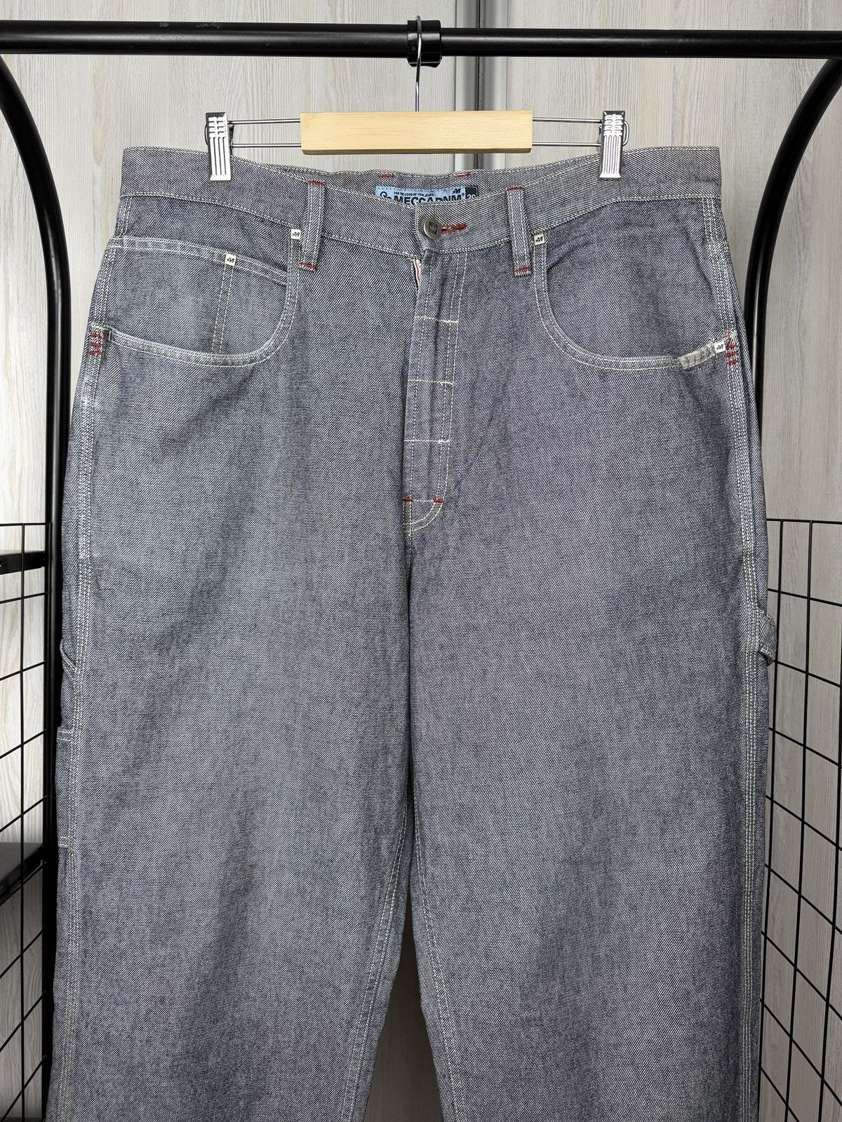 Mecca Mecca USA Denim Baggy Carpenter y2k vintage Wide pants 36 Size US 36 / EU 52 - 5 Thumbnail