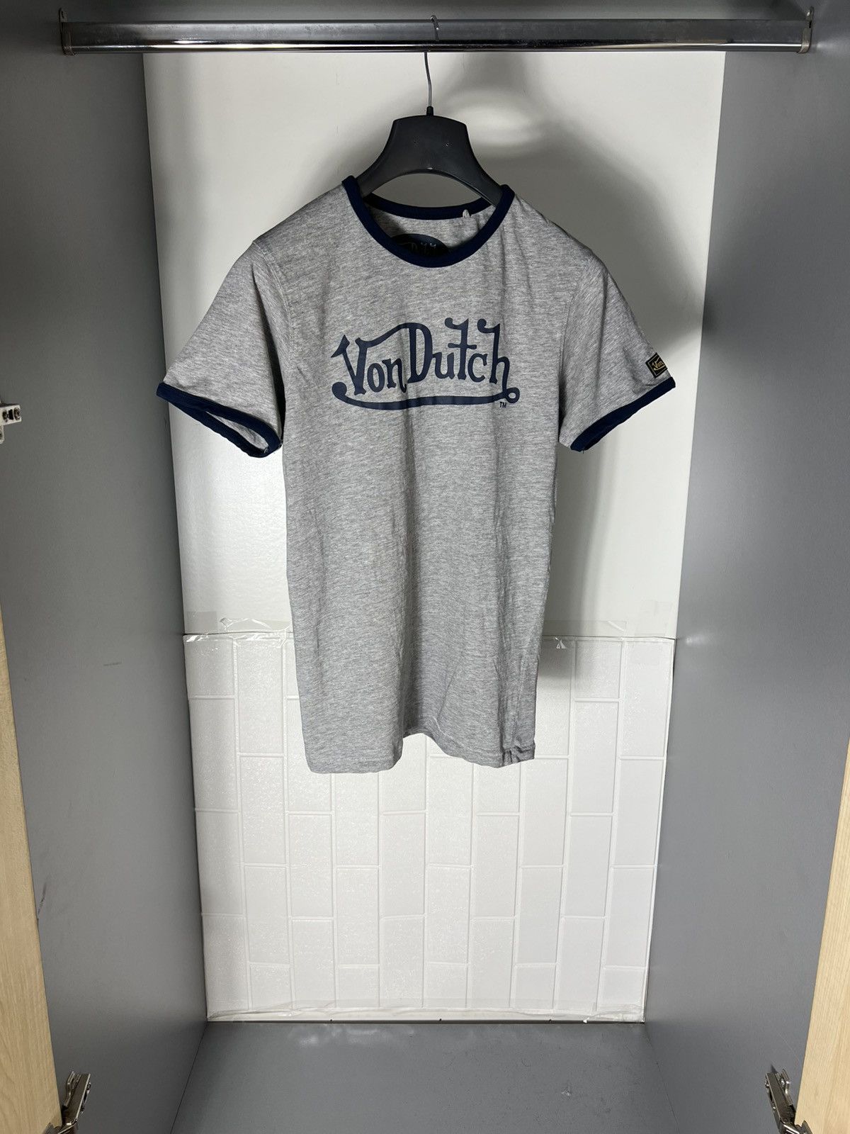 Vintage × Von Dutch VERY RARE VON DUTCH BIG LOGO T-SHIRT JAPAN STYLE Y2K 90s SK8 Size US S / EU 44-46 / 1 - 2 Thumbnail