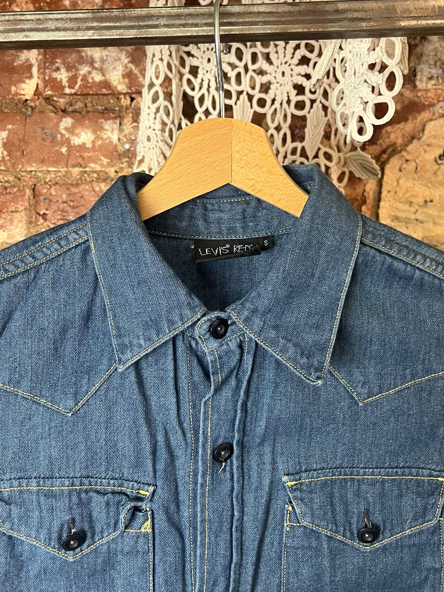 Levi's × Levi's Vintage Clothing Vintage Y2k Levi's Red Collection Women's Shirt Size S / US 4 / IT 40 - 3 Thumbnail