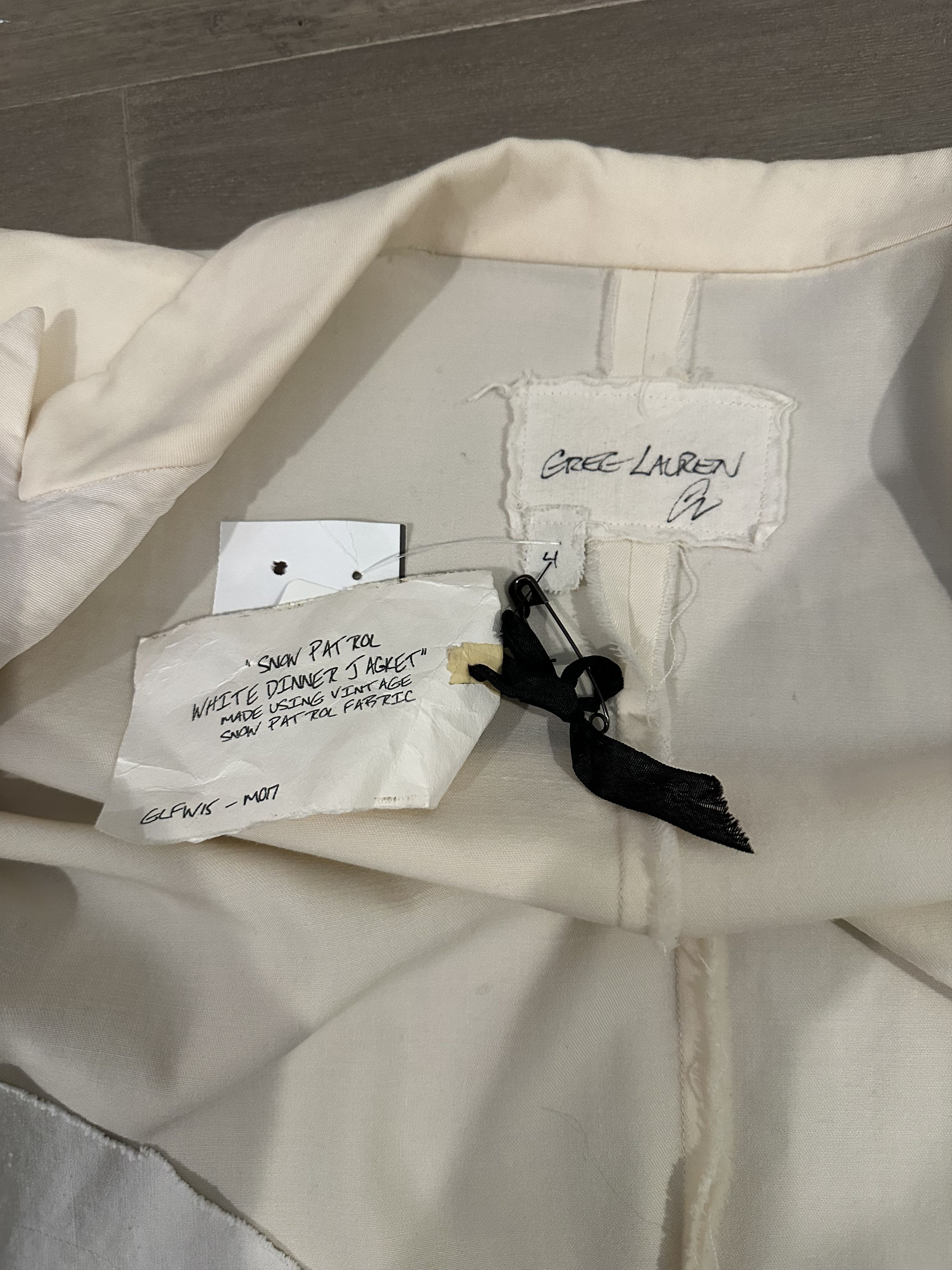 Greg Lauren Snow patrol formal jacket Size 46R - 3 Thumbnail