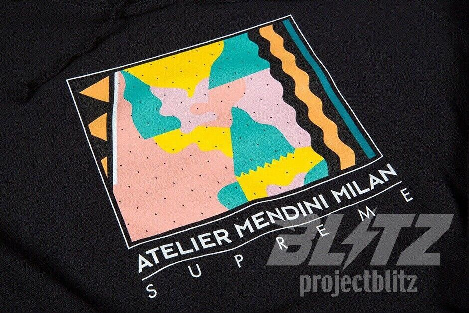 Supreme SS16 SUPREME MENDINI ATELIER MILAN HOODED SWEATSHIRT HOODIE Size US M / EU 48-50 / 2 - 3 Thumbnail