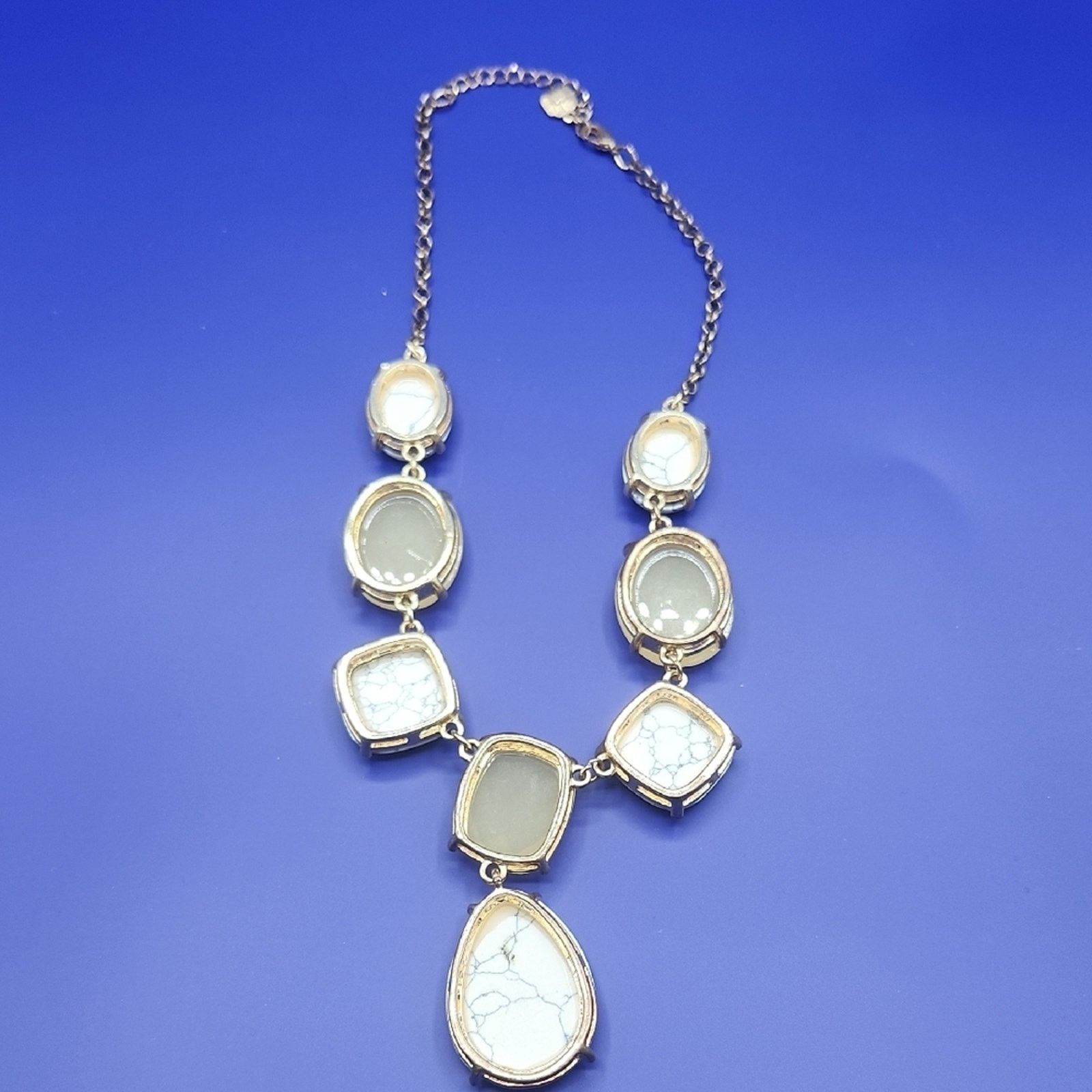 Monet Monet White and Gold Necklace Size ONE SIZE - 2 Thumbnail