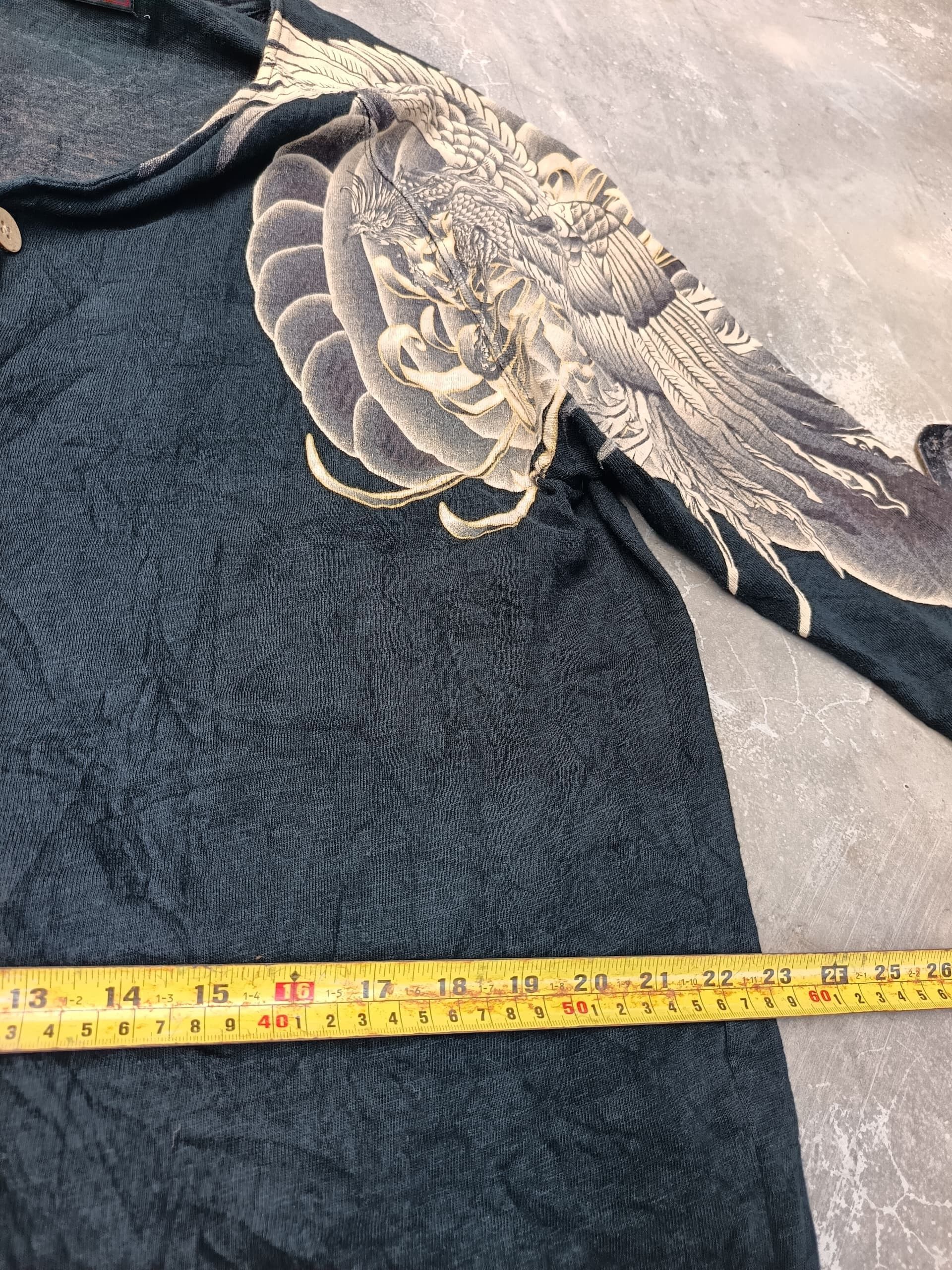 Japanese Brand Vintage karakuri tamasyi sukajan art button up shirt Size US L / EU 52-54 / 3 - 9 Thumbnail