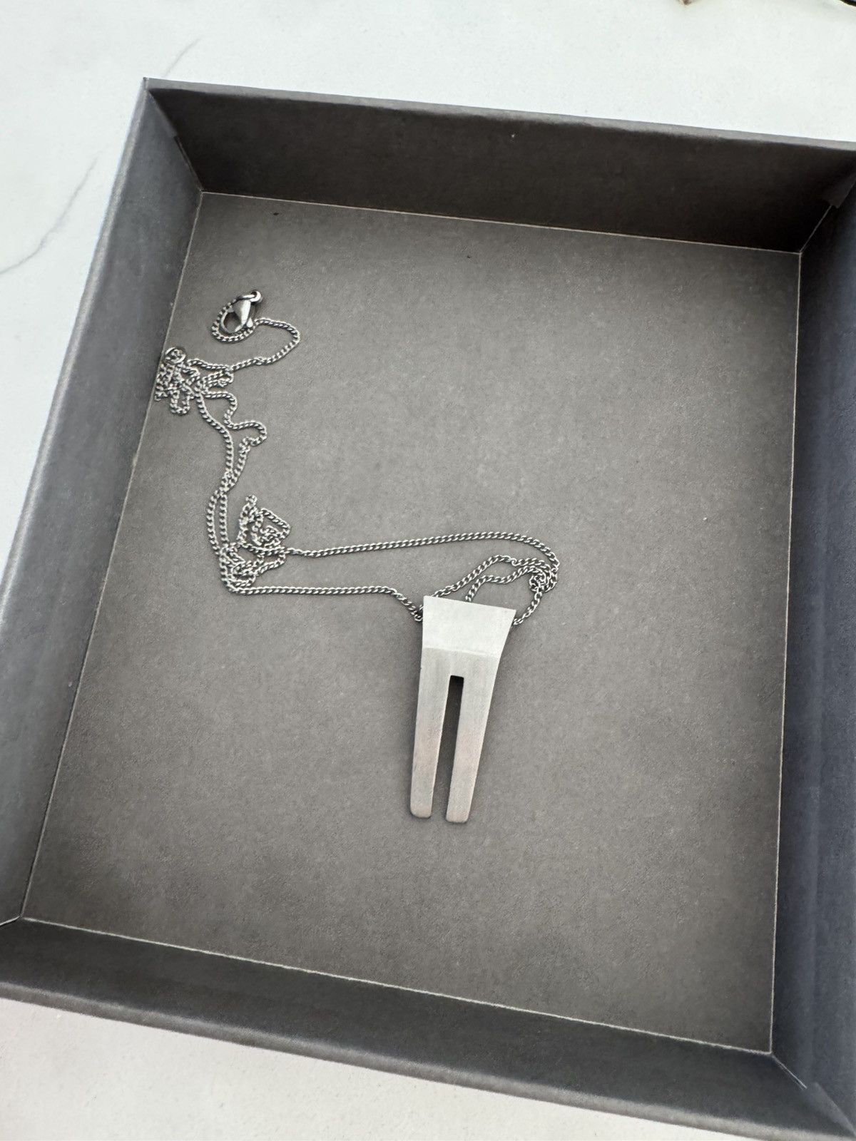 Open Trunk Necklace in Silver, Men's — image 2 of 2
