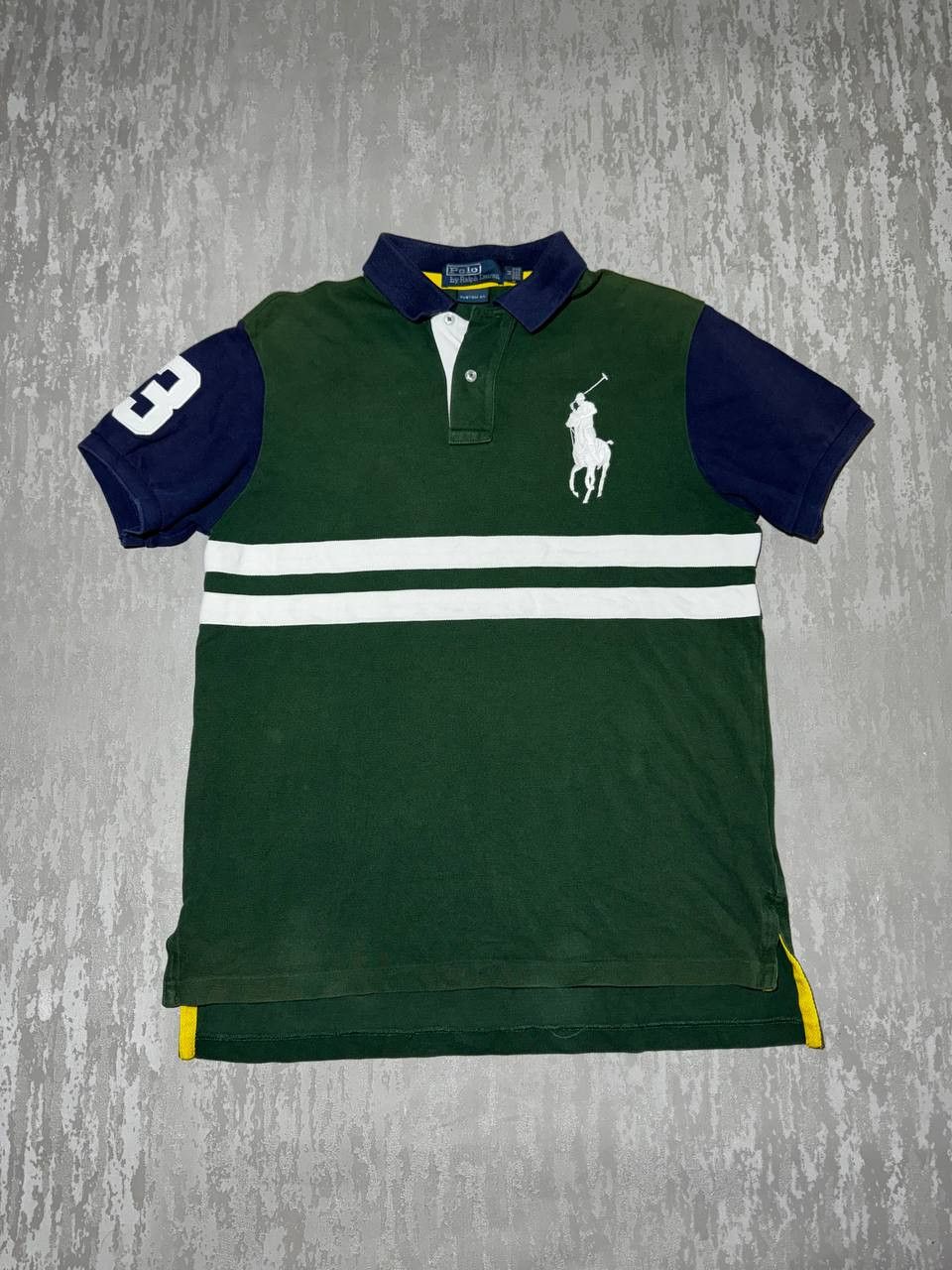 Polo Ralph Lauren × Vintage Polo Ralph lauren big logo green polo size M faded Size US M / EU 48-50 / 2 - 1 Thumbnail