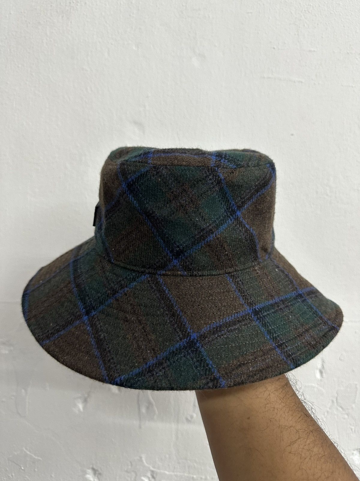 Vintage JieDa Plaid Bucket Hat Size ONE SIZE - 3 Thumbnail
