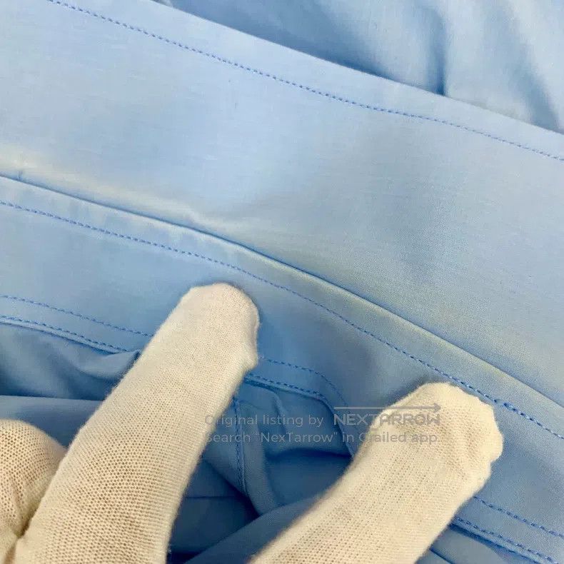 Gucci Gucci Blue logo embroidered cotton lapel single-breasted l Size XS / US 0-2 / IT 36-38 - 9 Thumbnail