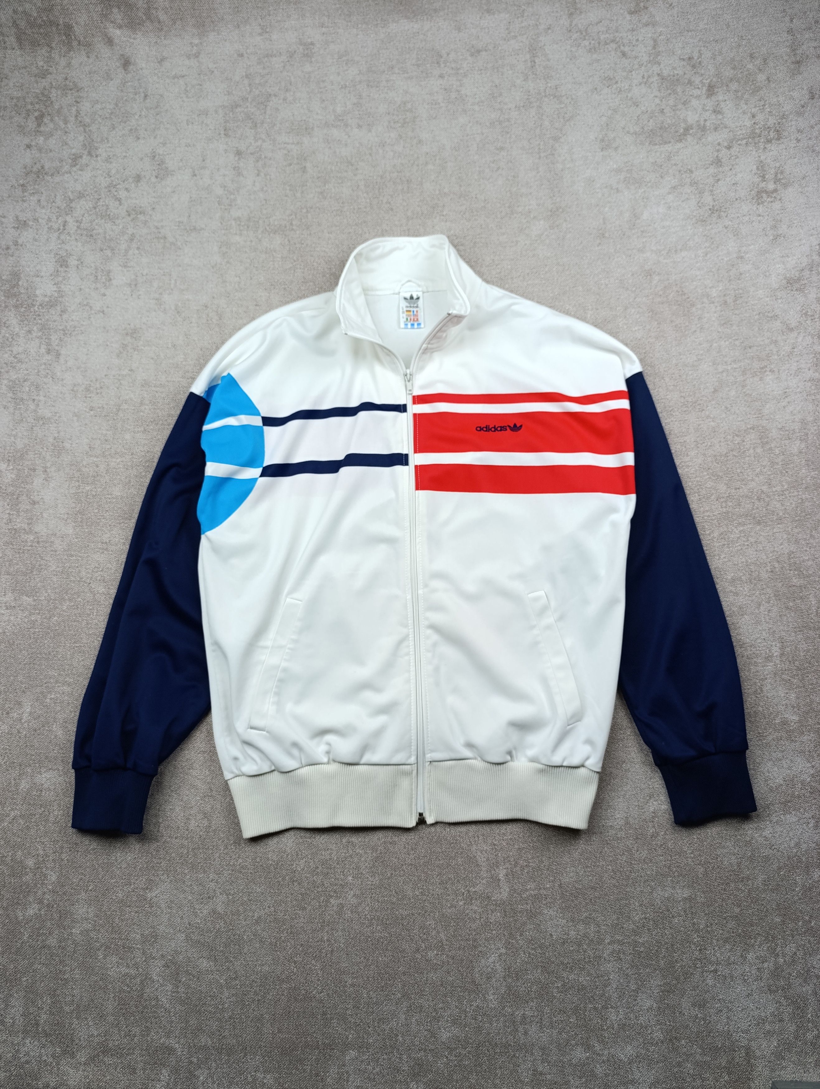 Adidas VINTAGE 80S ADIDAS TRACK JACKET MADE IN WEST GERMANY Size US S / EU 44-46 / 1 - 2 Thumbnail