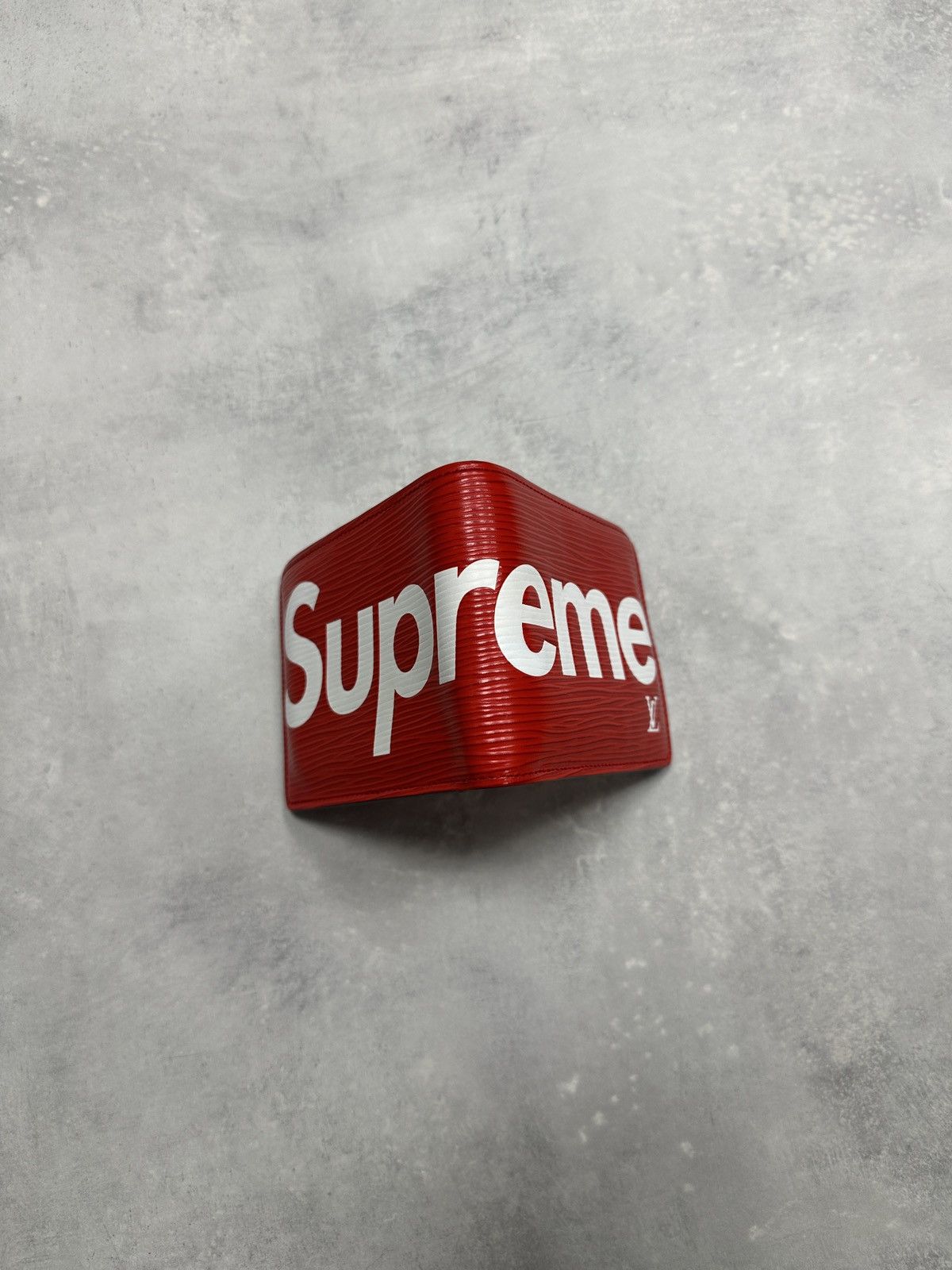 Louis Vuitton × Supreme Louis Vuitton Supreme Slender Wallet Epi Leather Red Size ONE SIZE - 3 Thumbnail