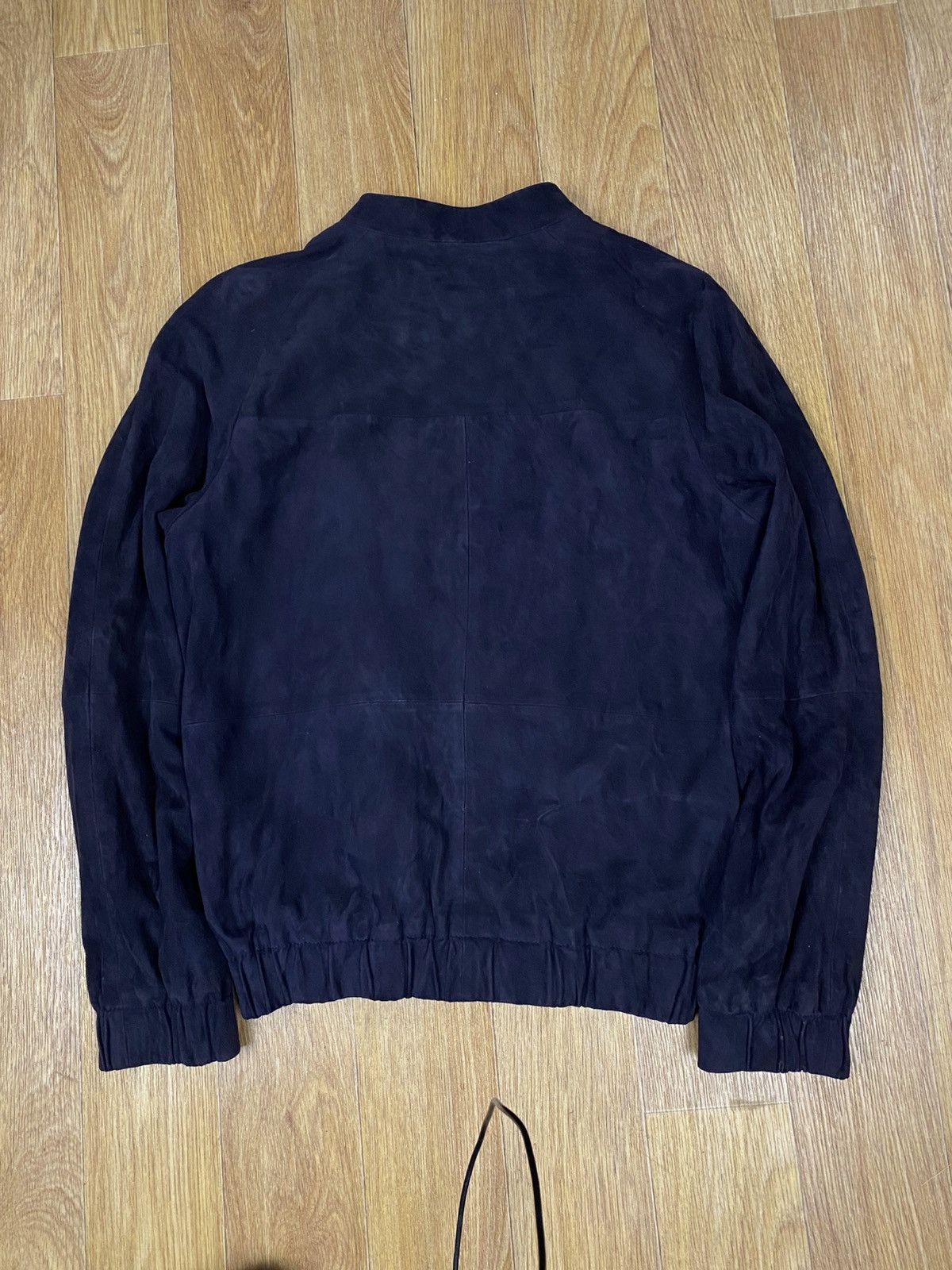 Gant Gant Dark Blue Suede Goat Leather Light Bomber Jacket Men’s Size US S / EU 44-46 / 1 - 10 Thumbnail