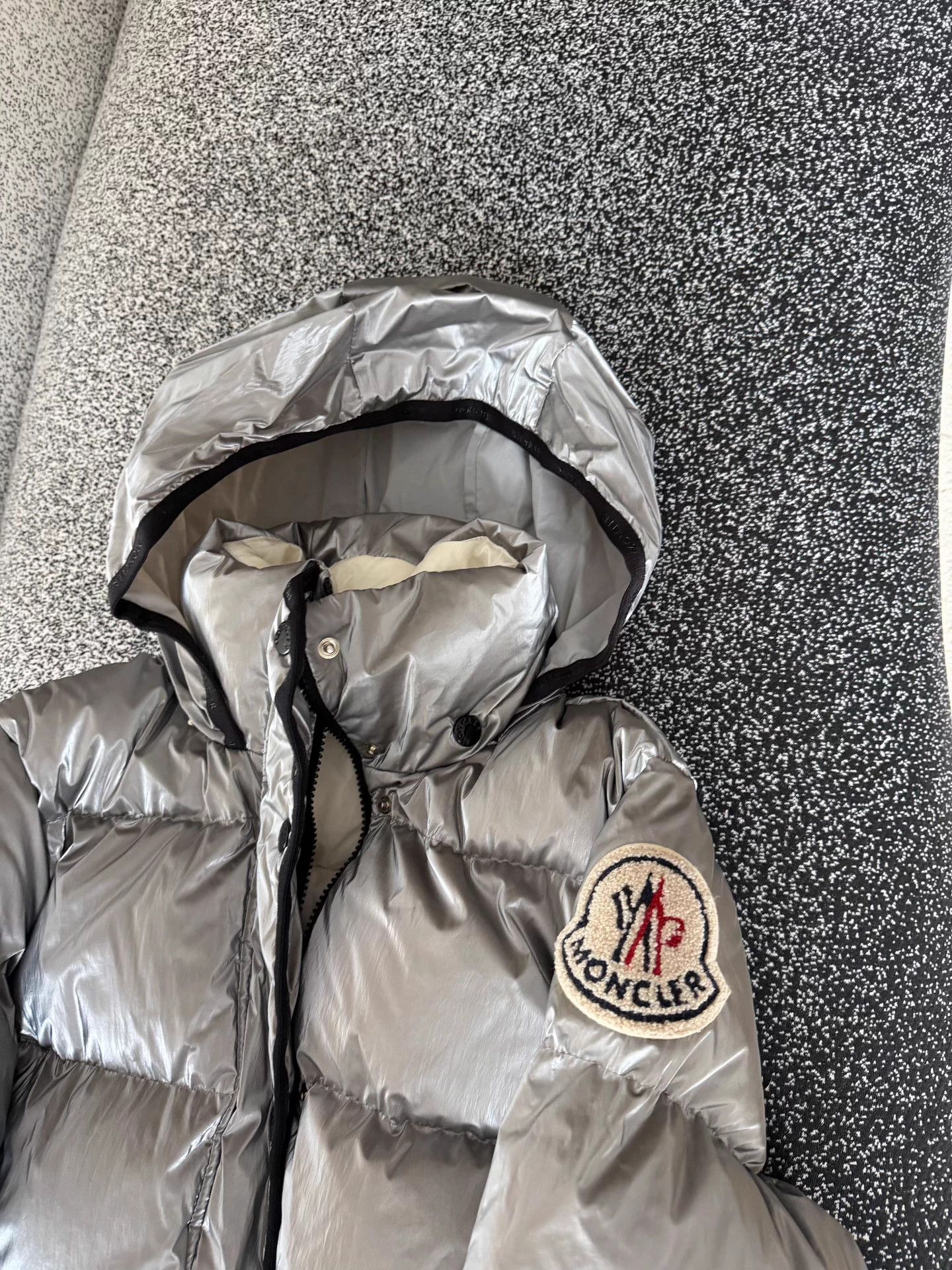Moncler Moncler Silver New Puffer Jacket 0 Size XS / US 0-2 / IT 36-38 - 2 Thumbnail