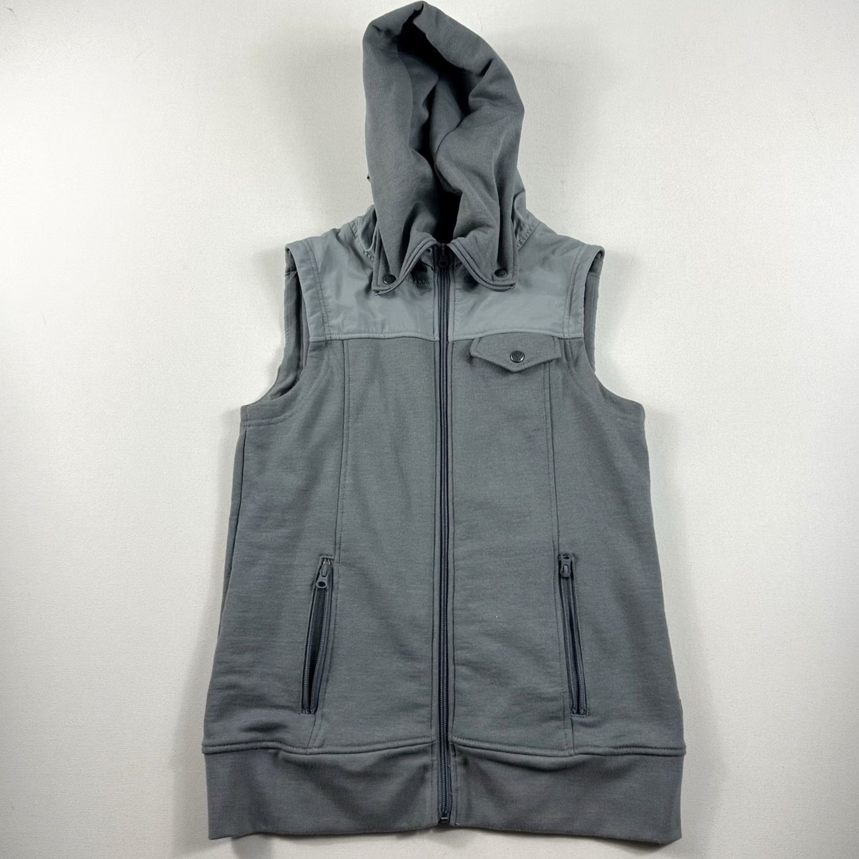 Burton Burton DRYRIDE Vest Sleeveless Hoodie Fleece Snow Layer Womens Medium Gray Size M / US 6-8 / IT 42-44 - 2 Thumbnail