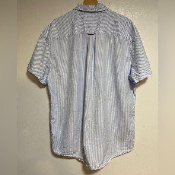 Tommy Hilfiger Tommy Hilfiger Short Sleeve Striped Oxford Shirt - XXL Size US XXL / EU 58 / 5 - 7 Thumbnail