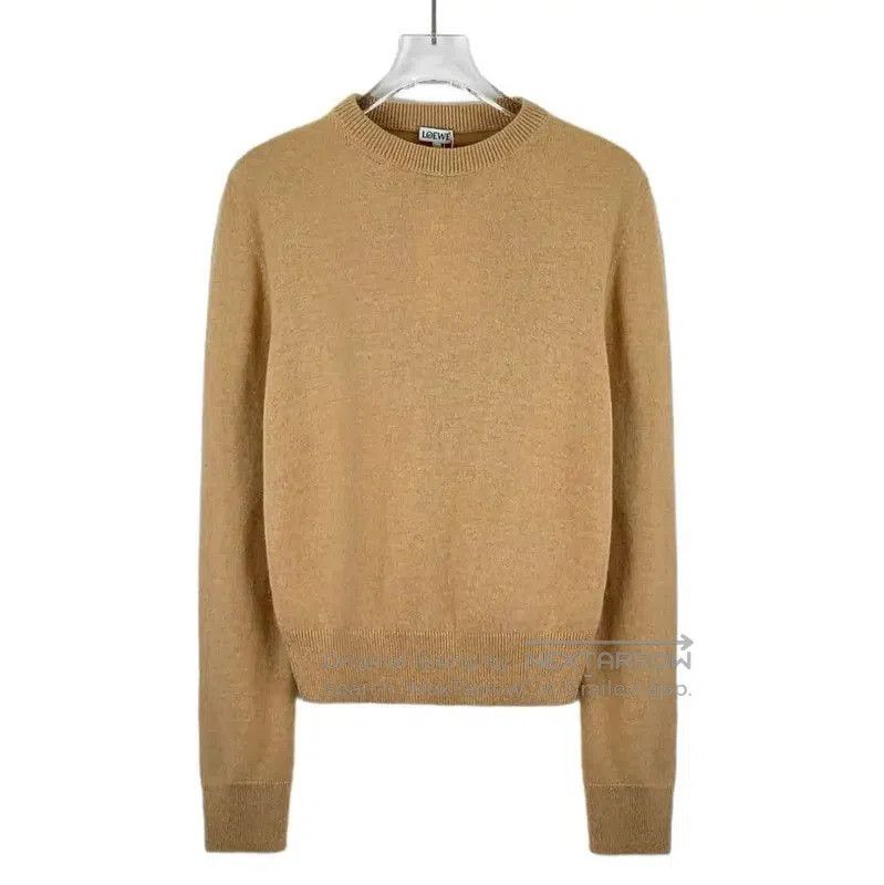 Loewe Brown Wool Knitted Sweater for Women .