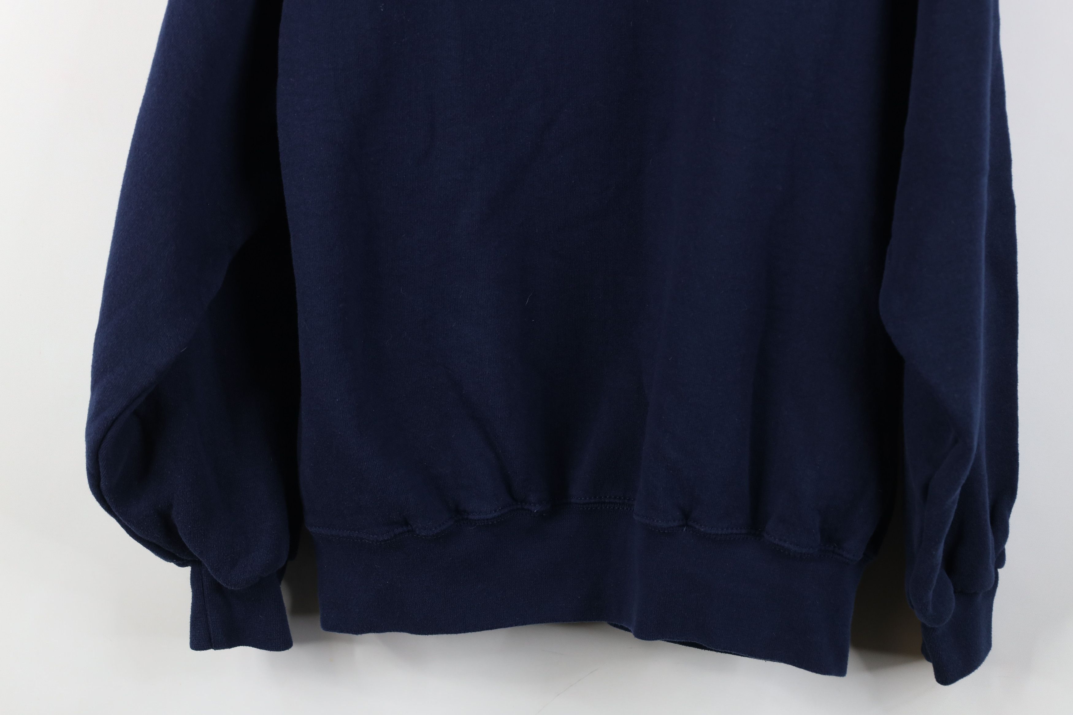 Russell Athletic Vintage 90s Russell Athletic Crewneck Sweatshirt Navy Blue Size US L / EU 52-54 / 3 - 12 Thumbnail