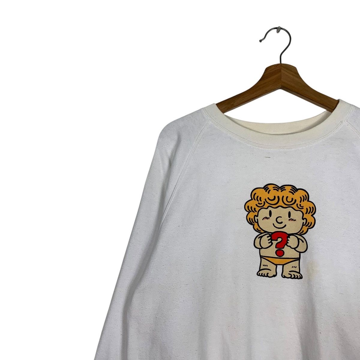 Japanese Brand Mami Poko Angels Mirror Print Graphics Sweatshirts #1950-C85 Size US M / EU 48-50 / 2 - 6 Thumbnail