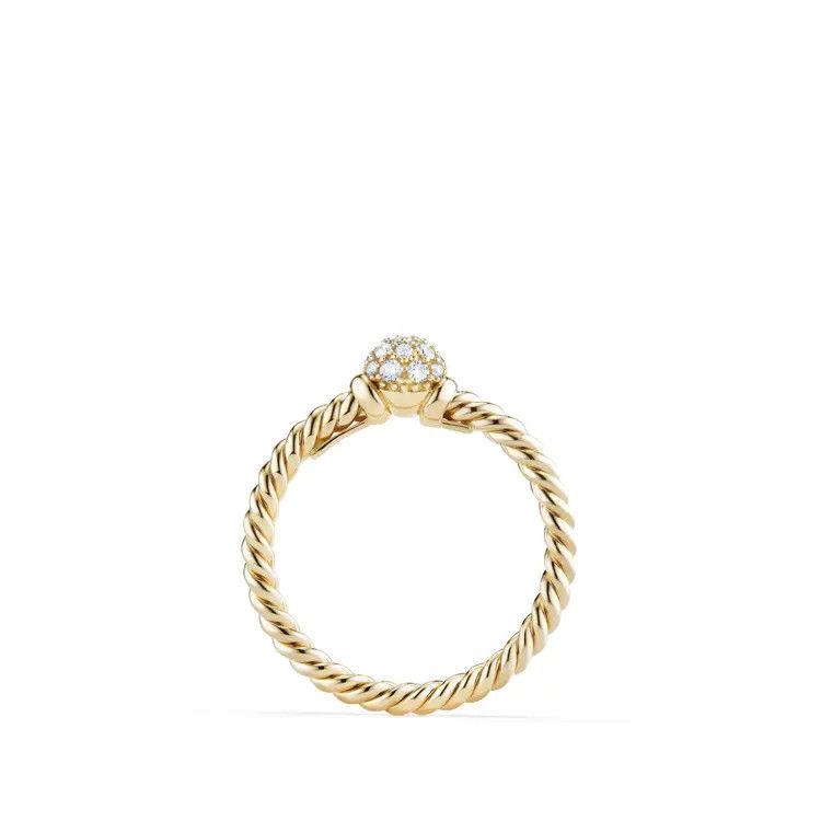 David Yurman o1s1wg111025 R13646D /Size 7 / Solari Station Ring in Golden Size ONE SIZE - 3 Thumbnail