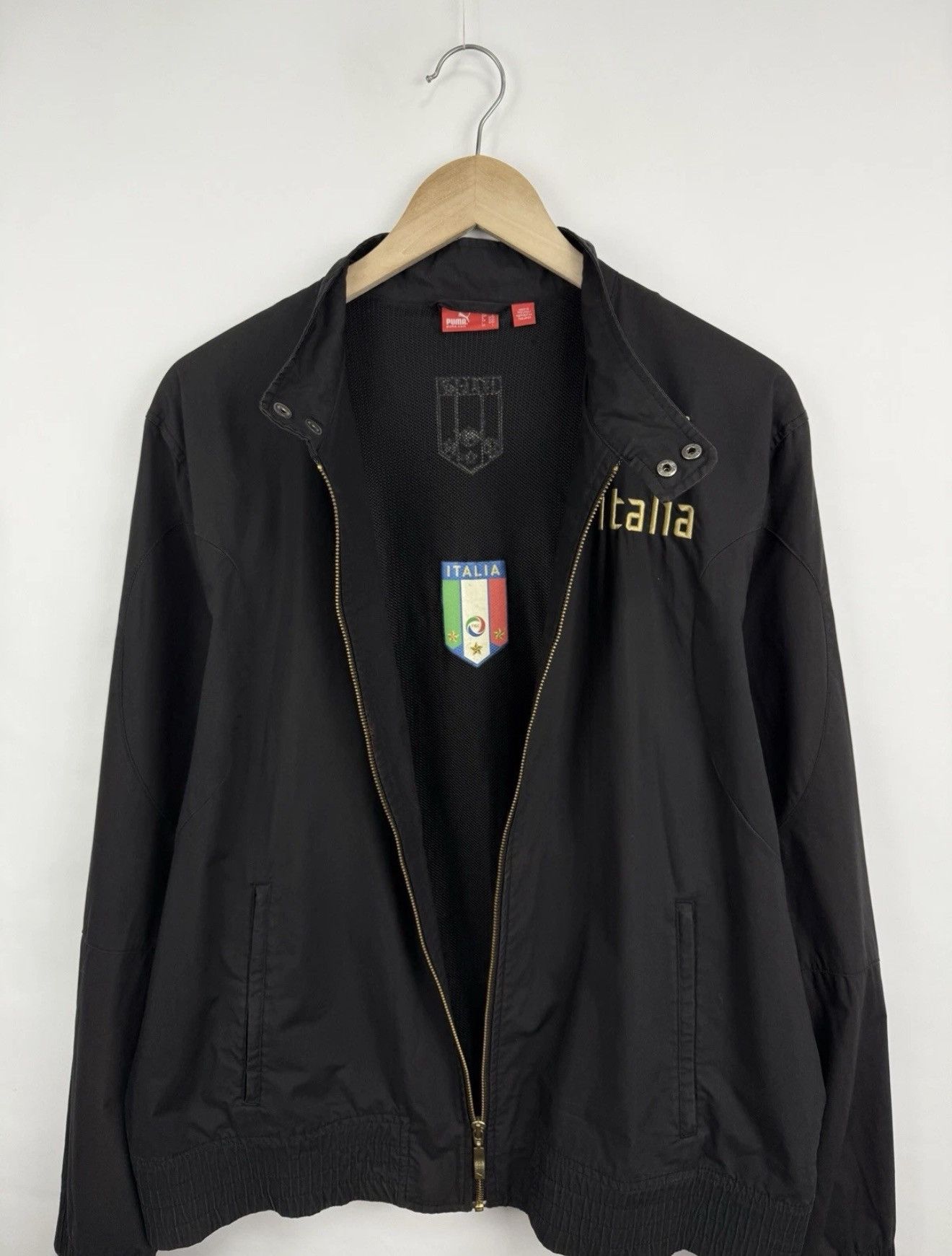 Puma 🇮🇹 Vintage Y2K Puma Italy Soccer Jersey Zip Jacket Retro Size US L / EU 52-54 / 3 - 9 Thumbnail
