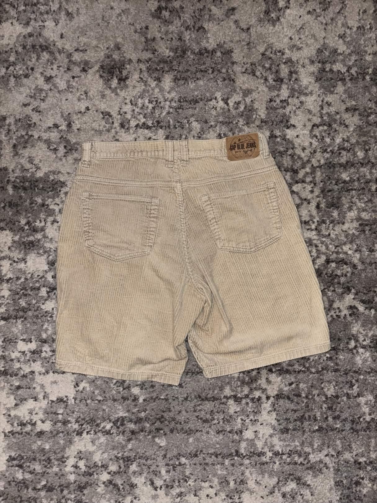 Gap 00s Gap Baggy Corduroy Shorts Size US 35 - 2 Thumbnail