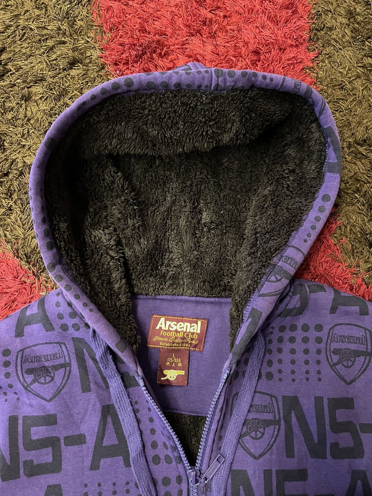 ARSNL Hoodie Zipper Arsenal Club Size M to L Size US M / EU 48-50 / 2 - 8 Thumbnail