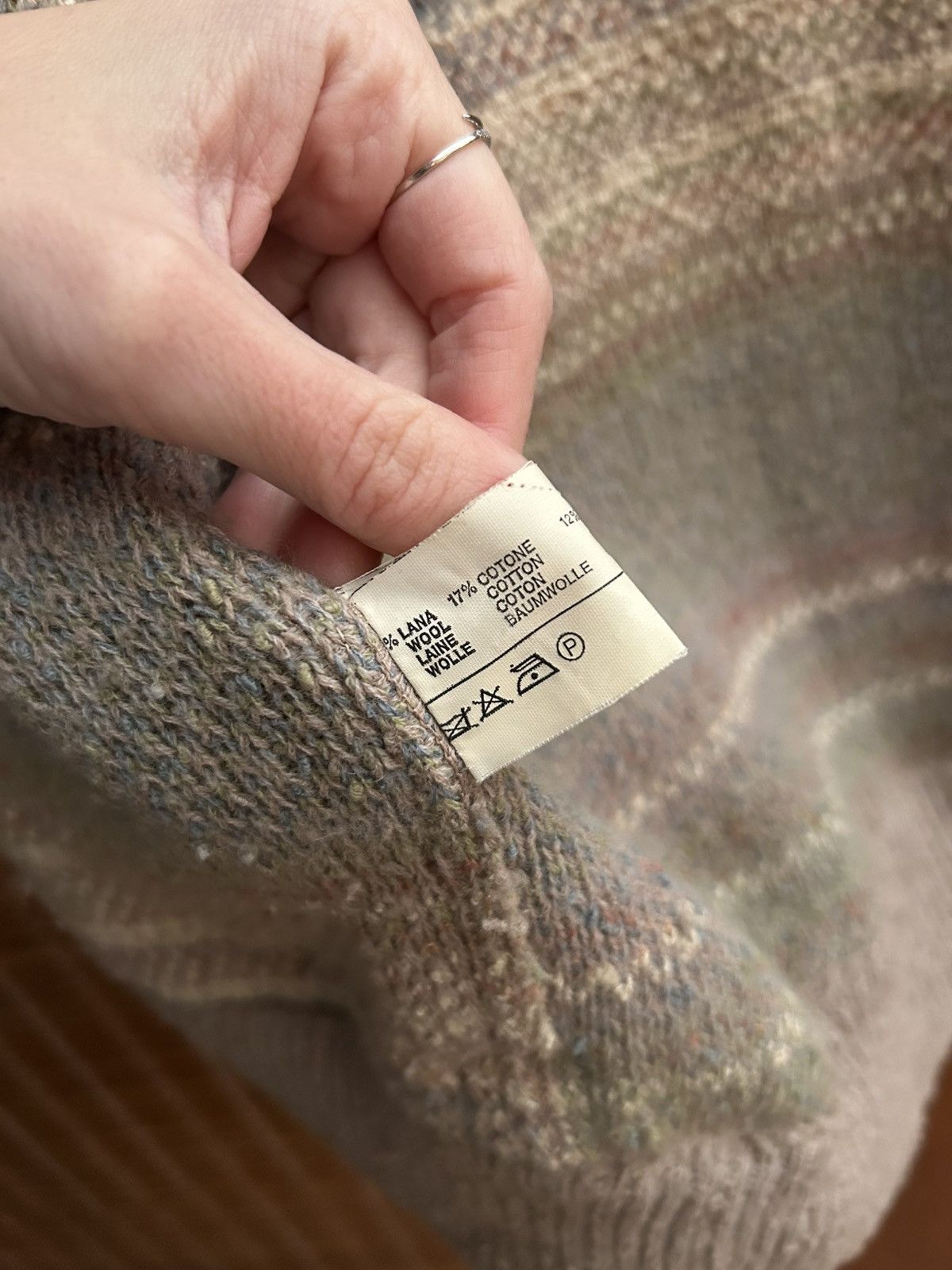 Missoni Vintage Missoni UOMO Wool Silk Blend Patchwork Cardigan L Size US L / EU 52-54 / 3 - 9 Thumbnail