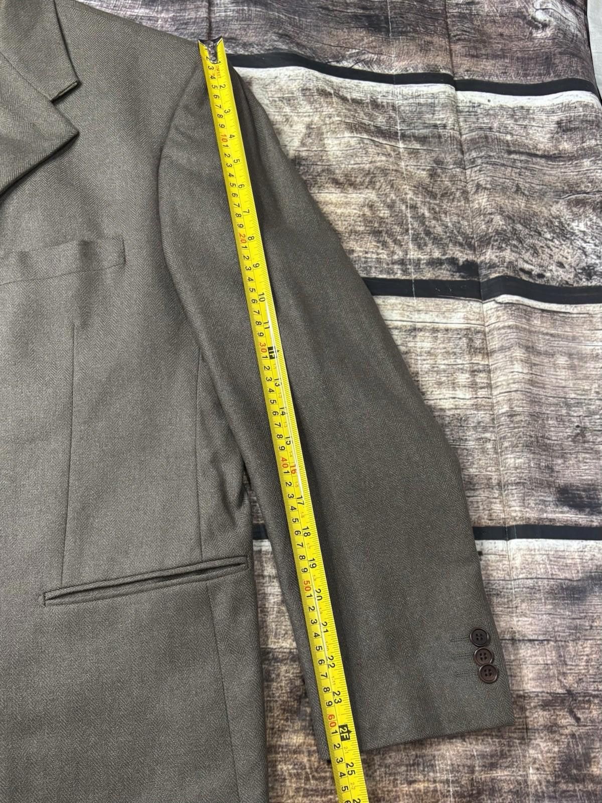 Other Louis Dell Olio Blazer Jacket Mens 44 Cashmere Silk Fishbone Size 44R - 12 Thumbnail