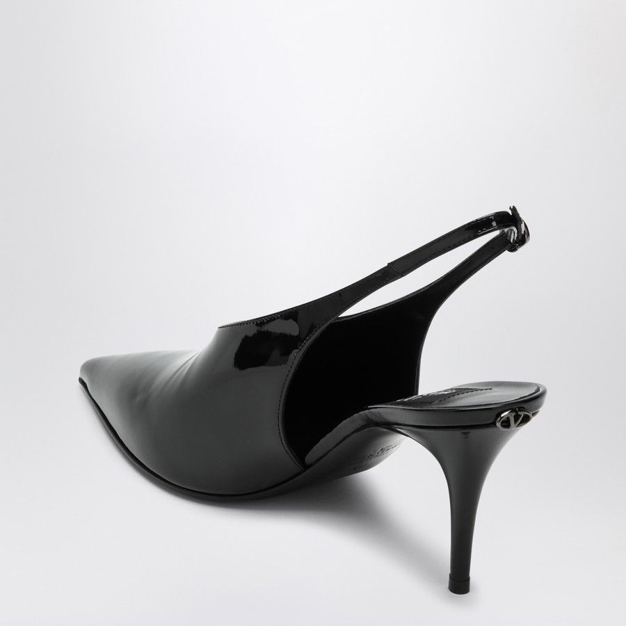 Valentino o1d2blof1024 Leather Slingback in Black Size US 9 / IT 39 - 4 Thumbnail