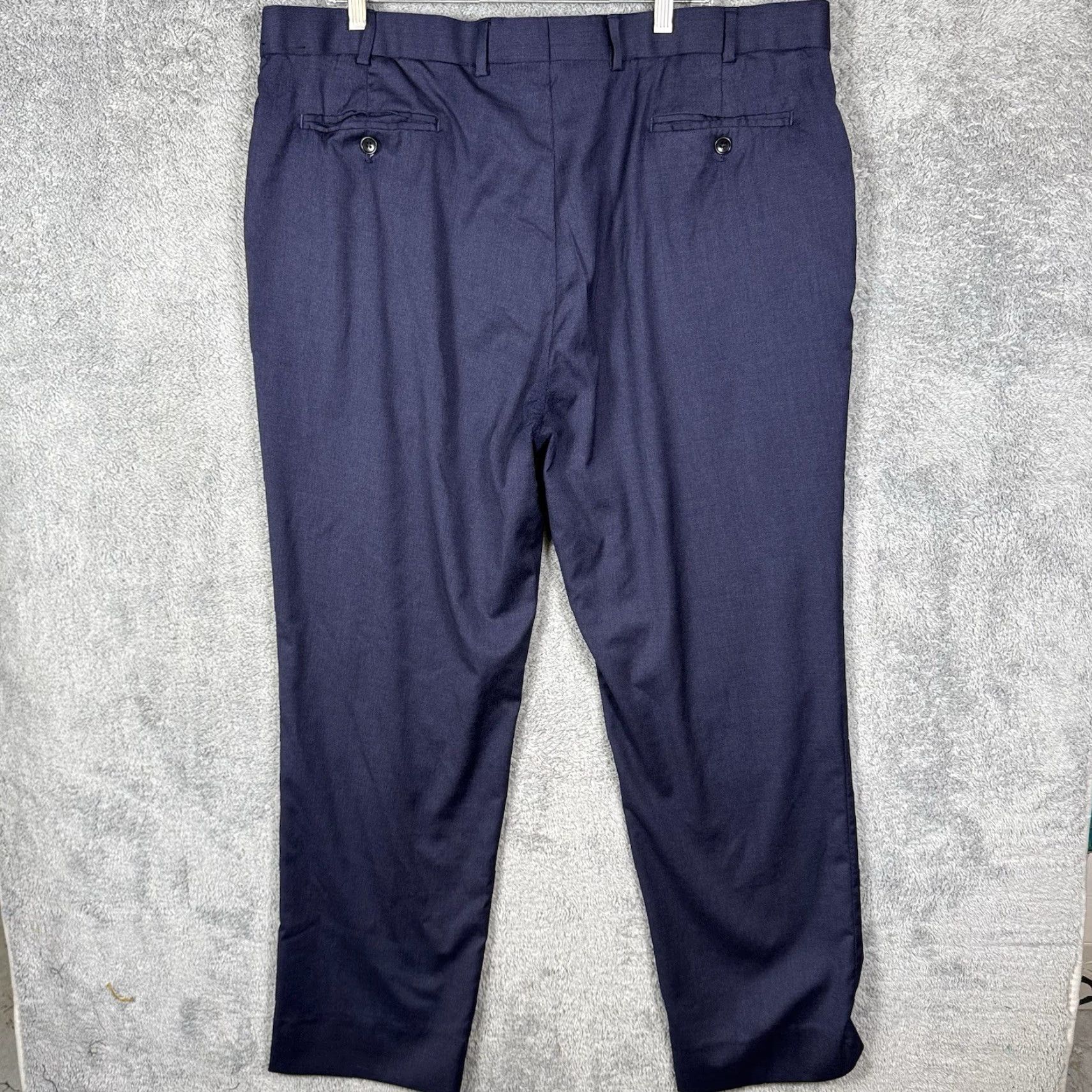 Brooks Brothers Brooks Brothers Dress Pants Mens 42x32 BrooksFlex Madison Reda Flexo Wool Slacks Pants Dress Slim Tapered Blue 42 Mens Slacks Size US 44 / EU 60 - 4 Thumbnail