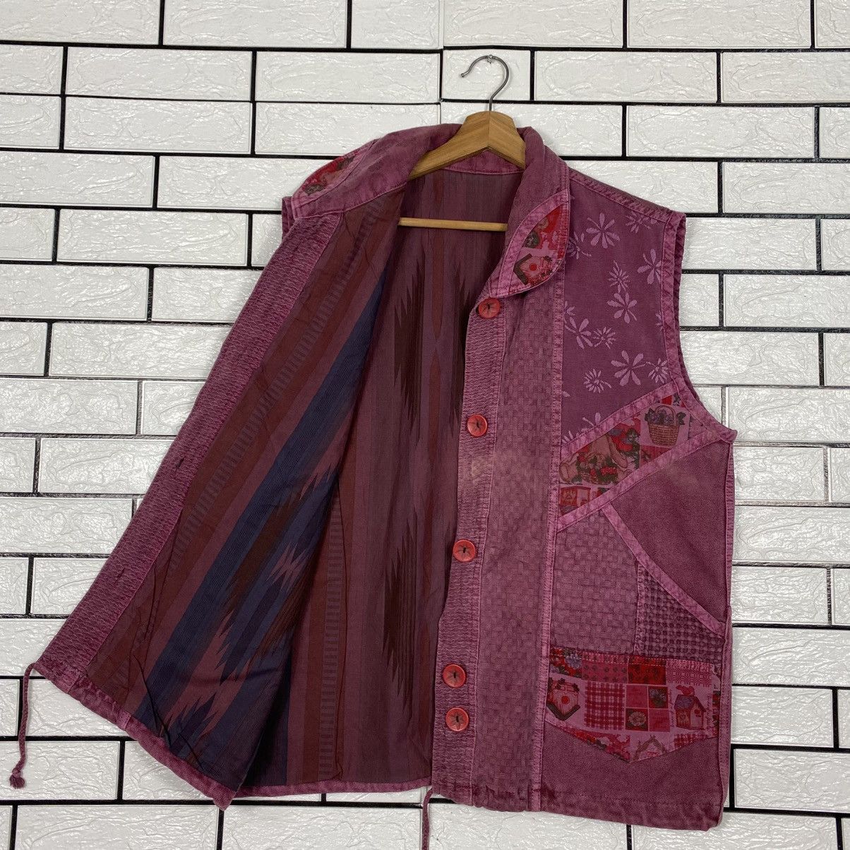Japanese Brand 📌Patchwork Design Vest Jacket Unbranded Issey Miyake Size US M / EU 48-50 / 2 - 12 Thumbnail
