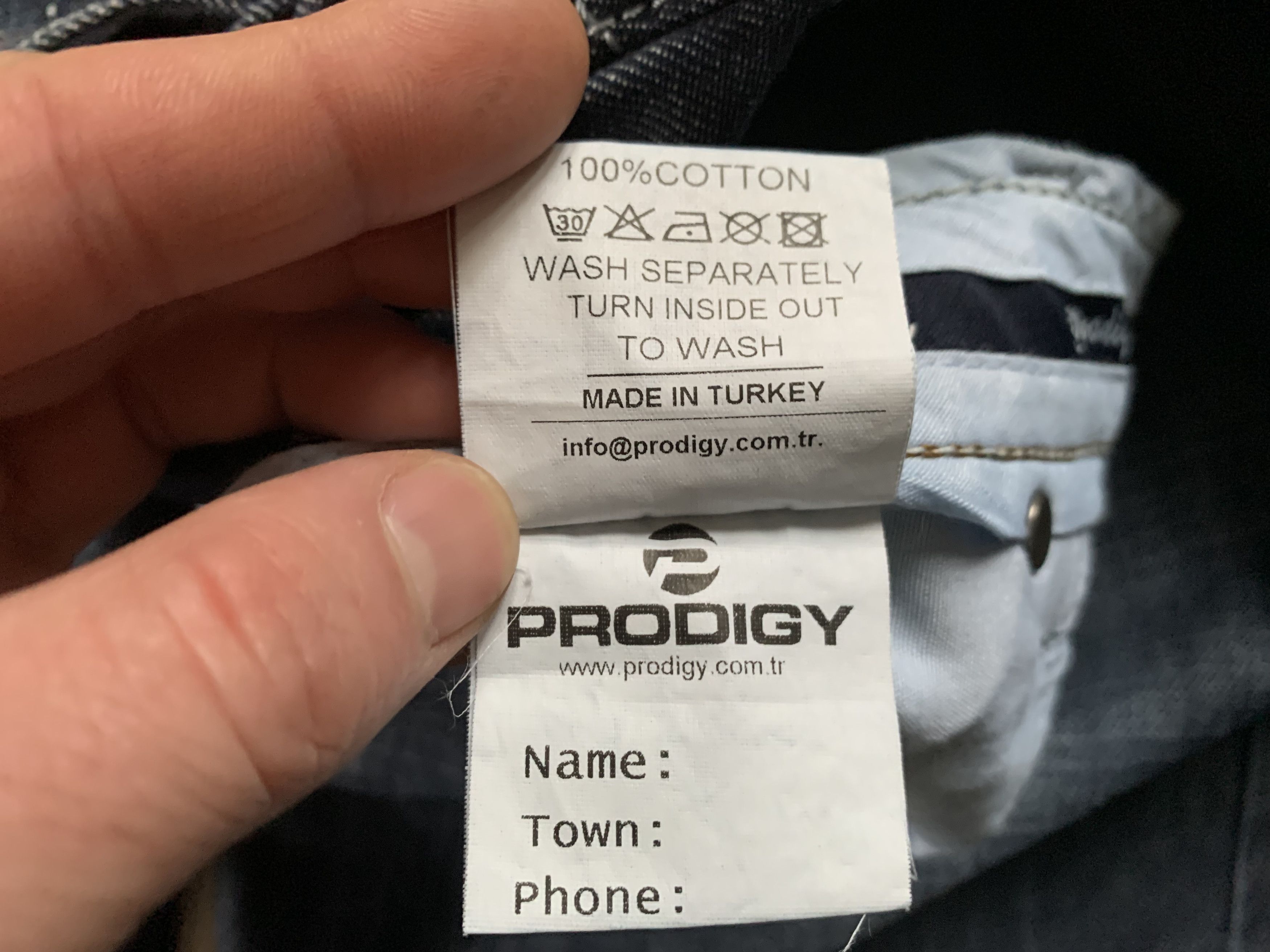 Other Vintage Prodigy Blue Denim Jeans Size US 36 / EU 52 - 12 Thumbnail