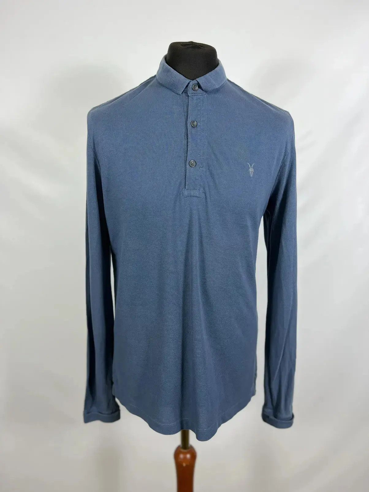 Allsaints × Japanese Brand All Saints sandringham LS polo Size US M / EU 48-50 / 2 - 1 Thumbnail