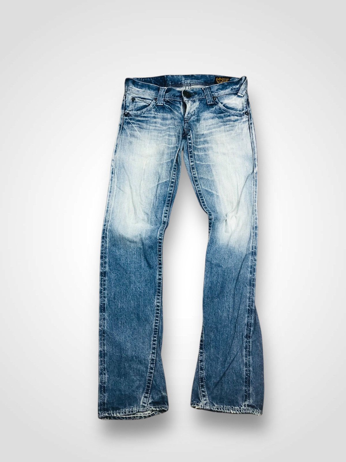 Japanese Brand Rodeo Crowns Distressed Jeans (33) Size 32" / US 10 / IT 46 - 1 Thumbnail