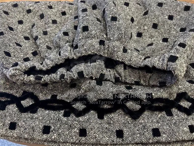 Comme des Garcons Comme Des Garcons size S Tweed square half skirt Size 23" - 3 Thumbnail