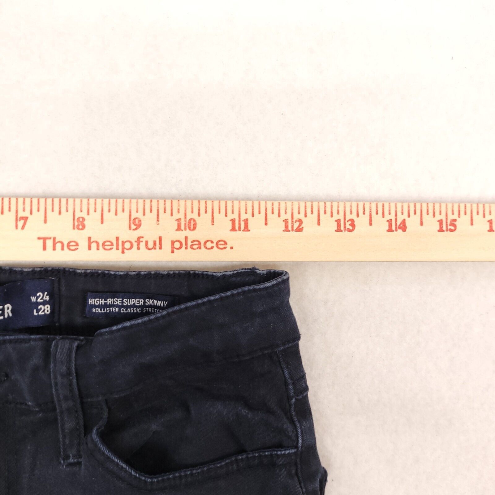 Hollister Hollister High-Rise Button Zip Denim Jeans Womens Size 24x28 Size 24" / US 00 / IT 34 - 8 Thumbnail