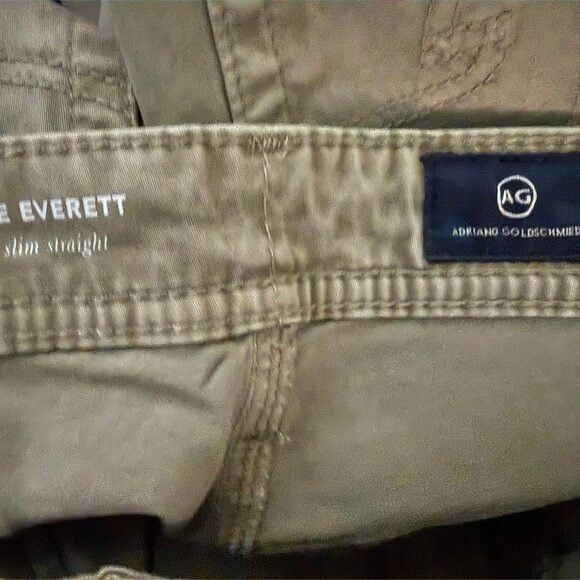 AG Adriano Goldschmied AG Adriano Goldschmied Mens Green Everett SUD Slim Straight Size US 30 / EU 46 - 8 Thumbnail