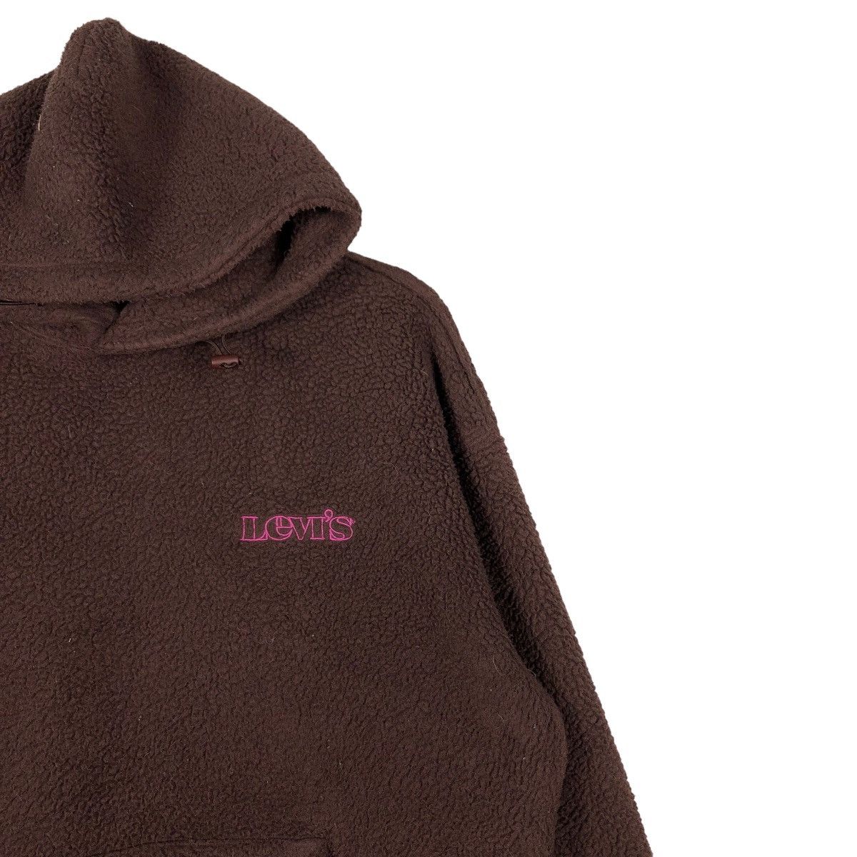 Japanese Brand 🔥Vintage Levi’s Fleece Hoodie Pull Over Big Logo Jacket Size US M / EU 48-50 / 2 - 6 Thumbnail