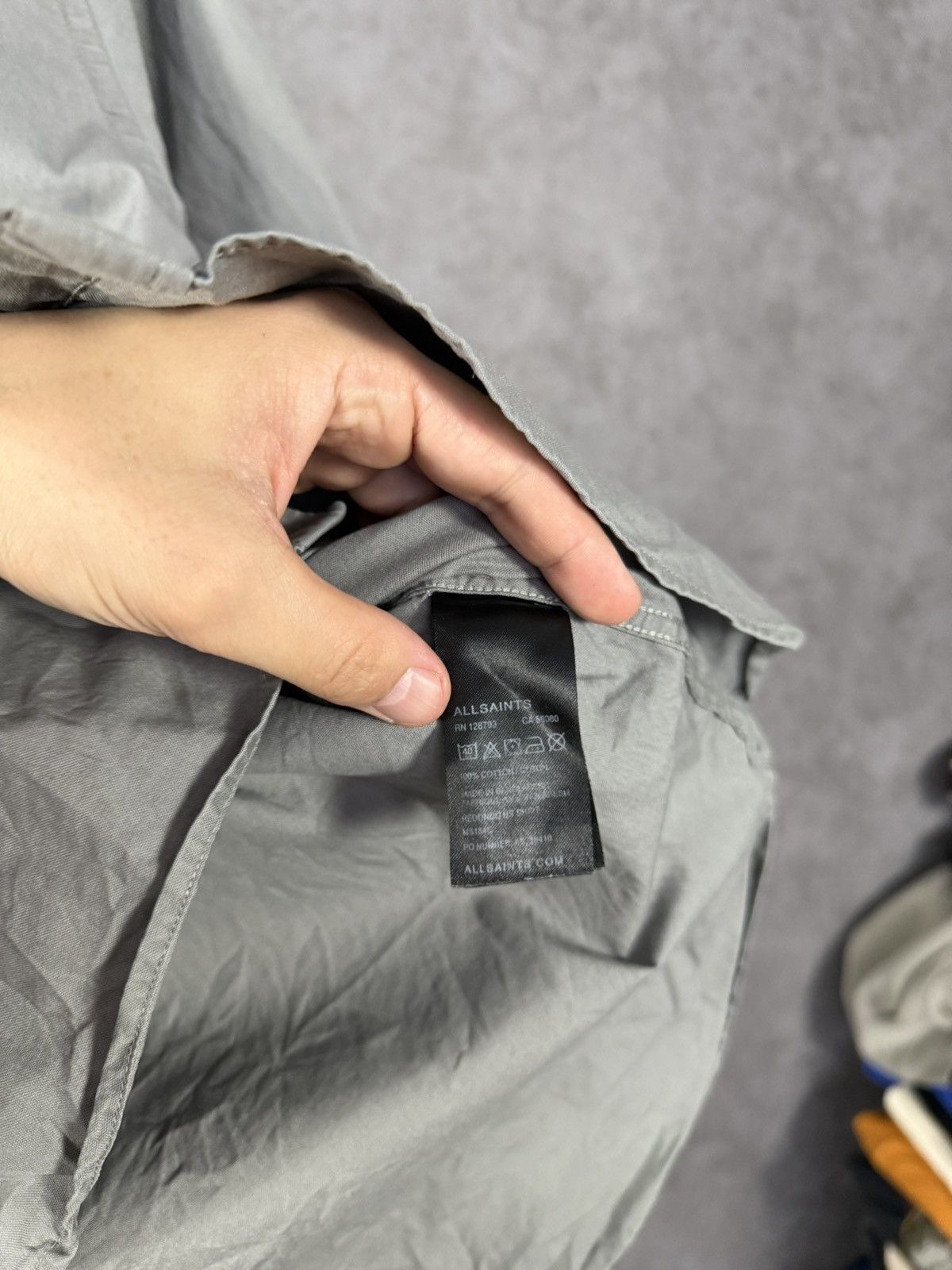 Allsaints × Designer Allsaints designer logo shirt Size US M / EU 48-50 / 2 - 5 Thumbnail
