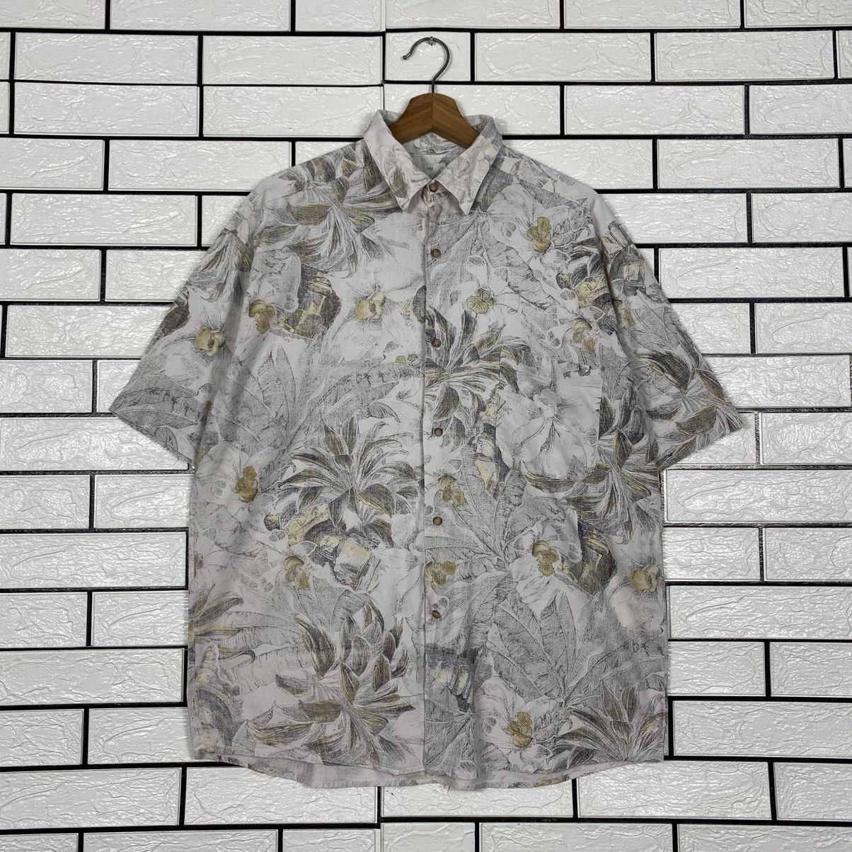 Japanese Brand Vintage Hawaii Shirt Button Burton Evolution Full Print Size US M / EU 48-50 / 2 - 2 Thumbnail