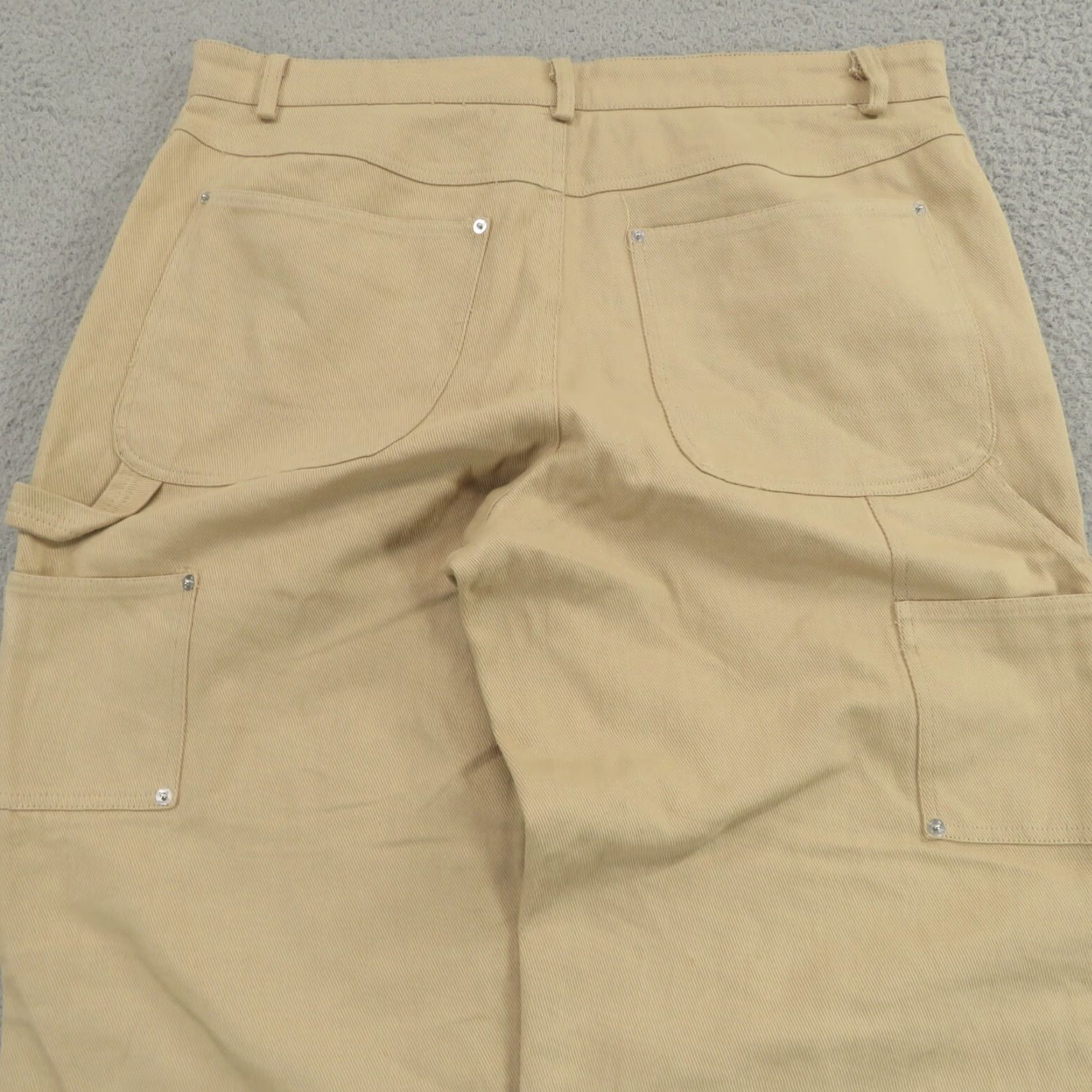 Doublet VINTAGE Sum Won Baggy Pants Men XL Carpenter Khaki Wide-Leg 38x30 Jeans? Size US 36 / EU 52 - 4 Thumbnail