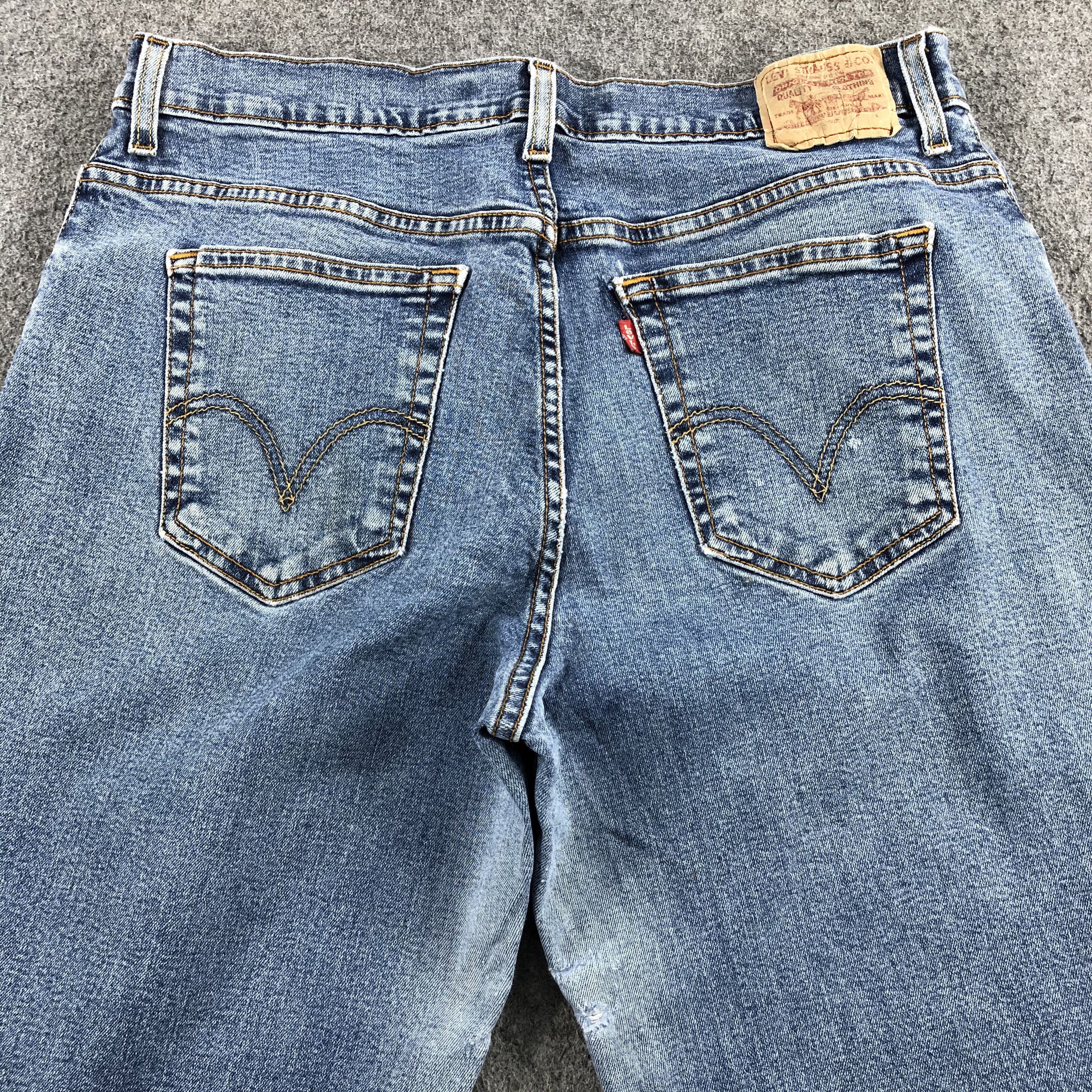 Levi's Vintage Blue Wash Levis 550 Jeans-J1704 Size US 34 / EU 50 - 4 Thumbnail