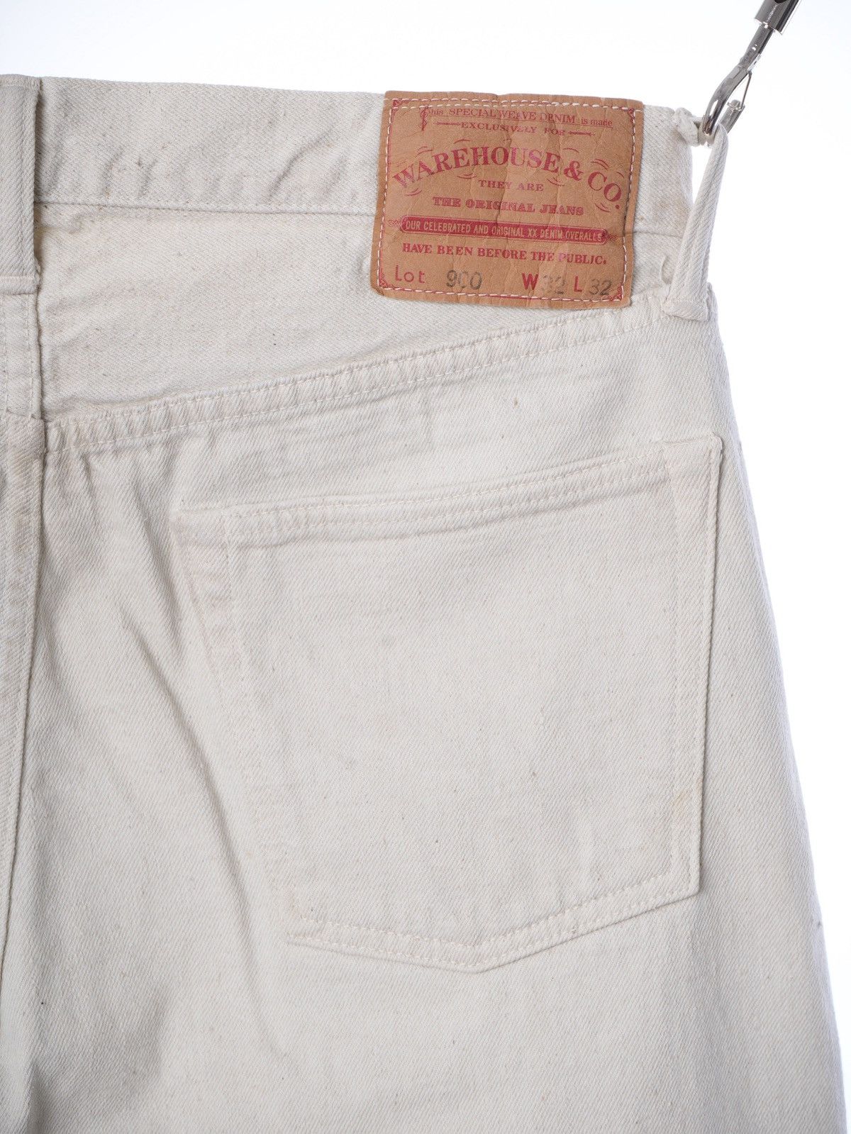 Warehouse Warehouse Ecru lot 900 Denim selvedge jeans Japan w32 Size US 32 / EU 48 - 3 Thumbnail